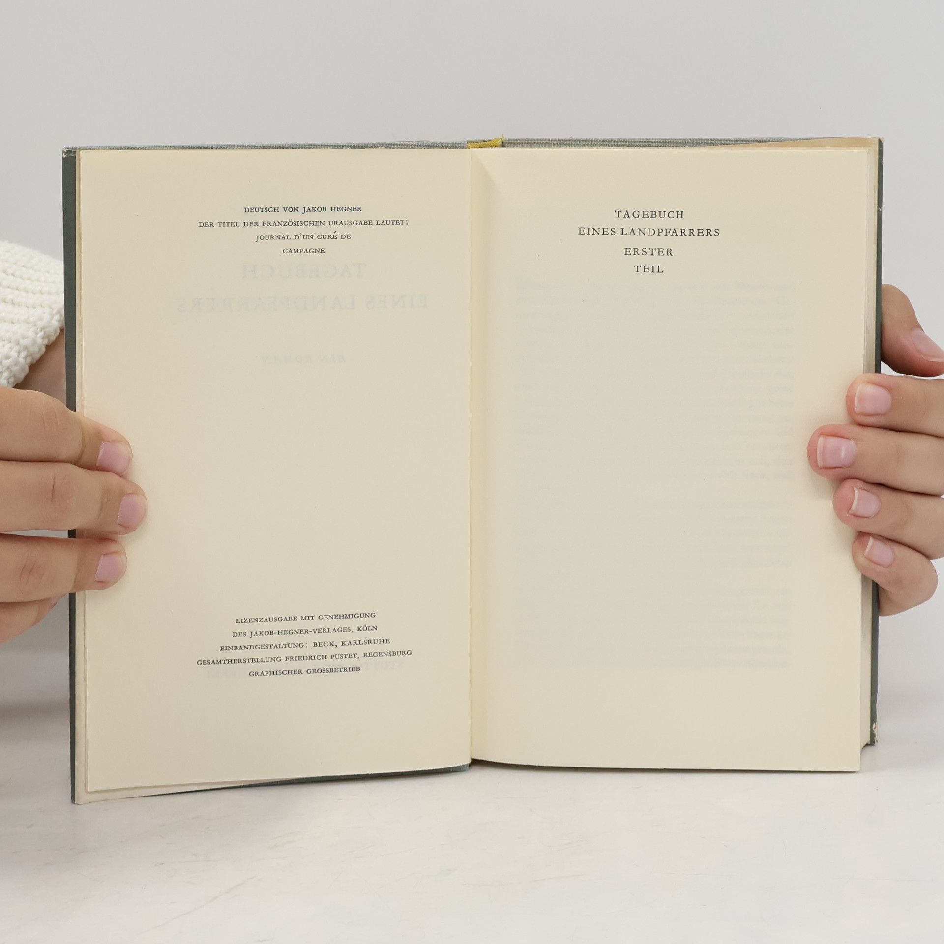 Georges Bernanos Tagebuch eines Landpfarrers