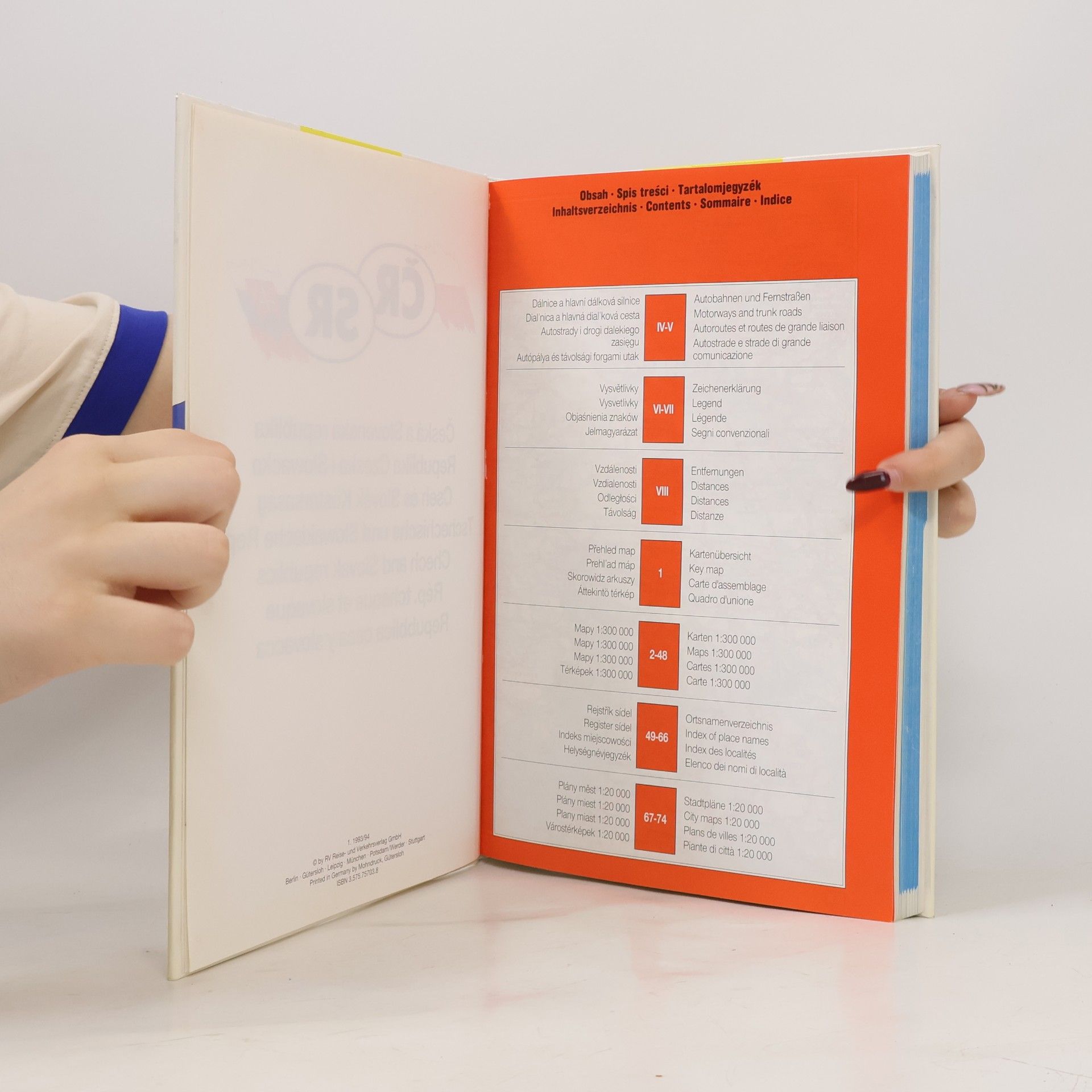 Kolektív autorov Shell Atlas 93-94. Česká republika. Slovenská republika. Evropa