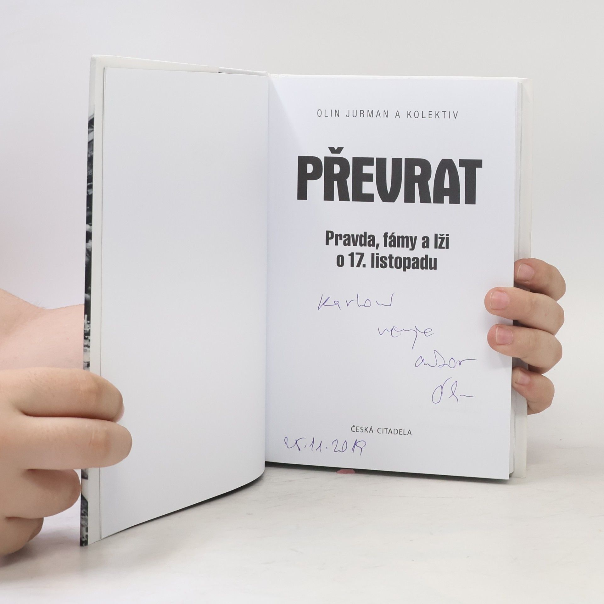 Oldřich Jurman Převrat - Pravda, fámy a lži o 17. listopadu