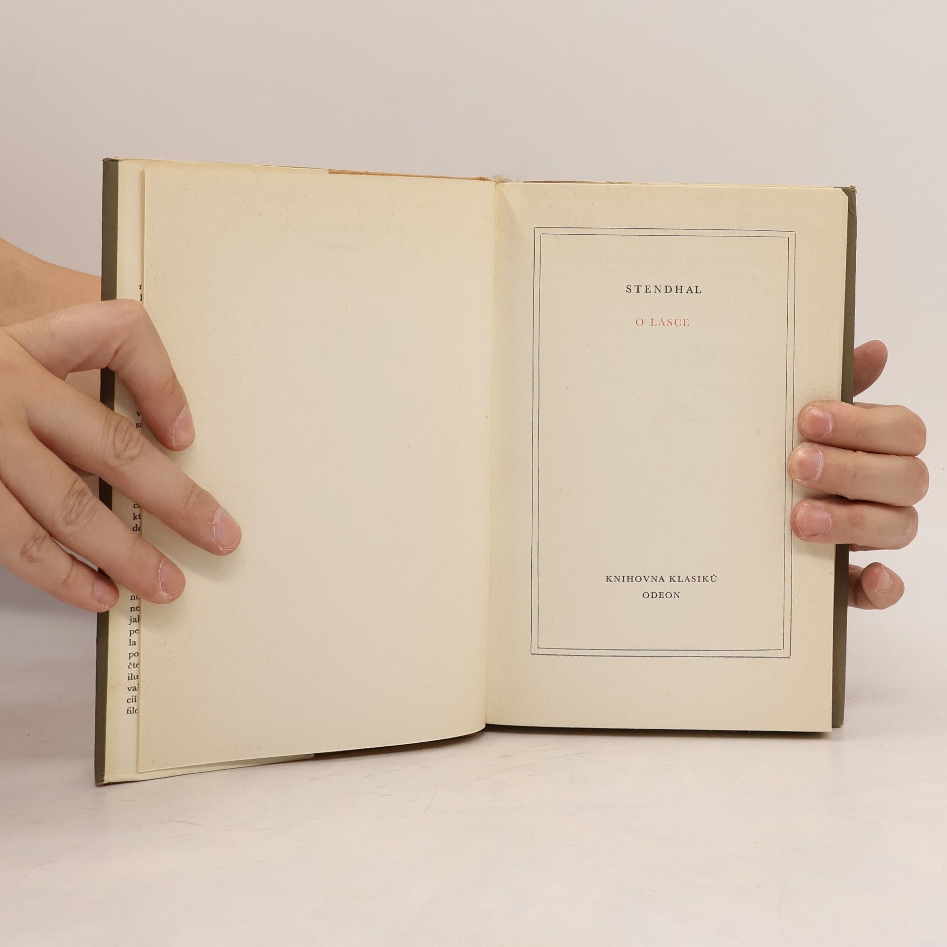 Stendhal O lásce