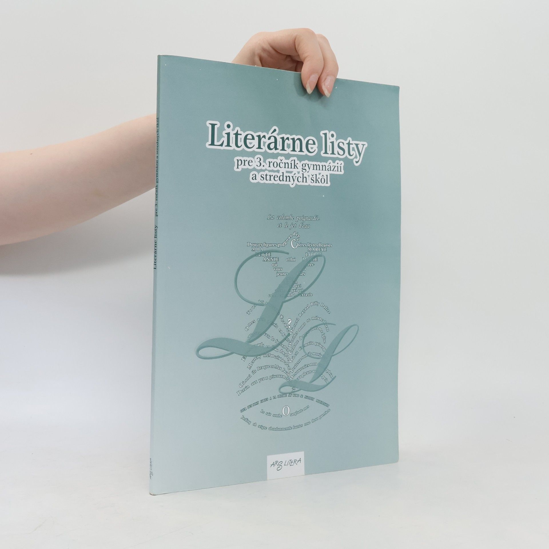 Various authors Literárne listy pre 3. ročník gymnázií a stredných škôl