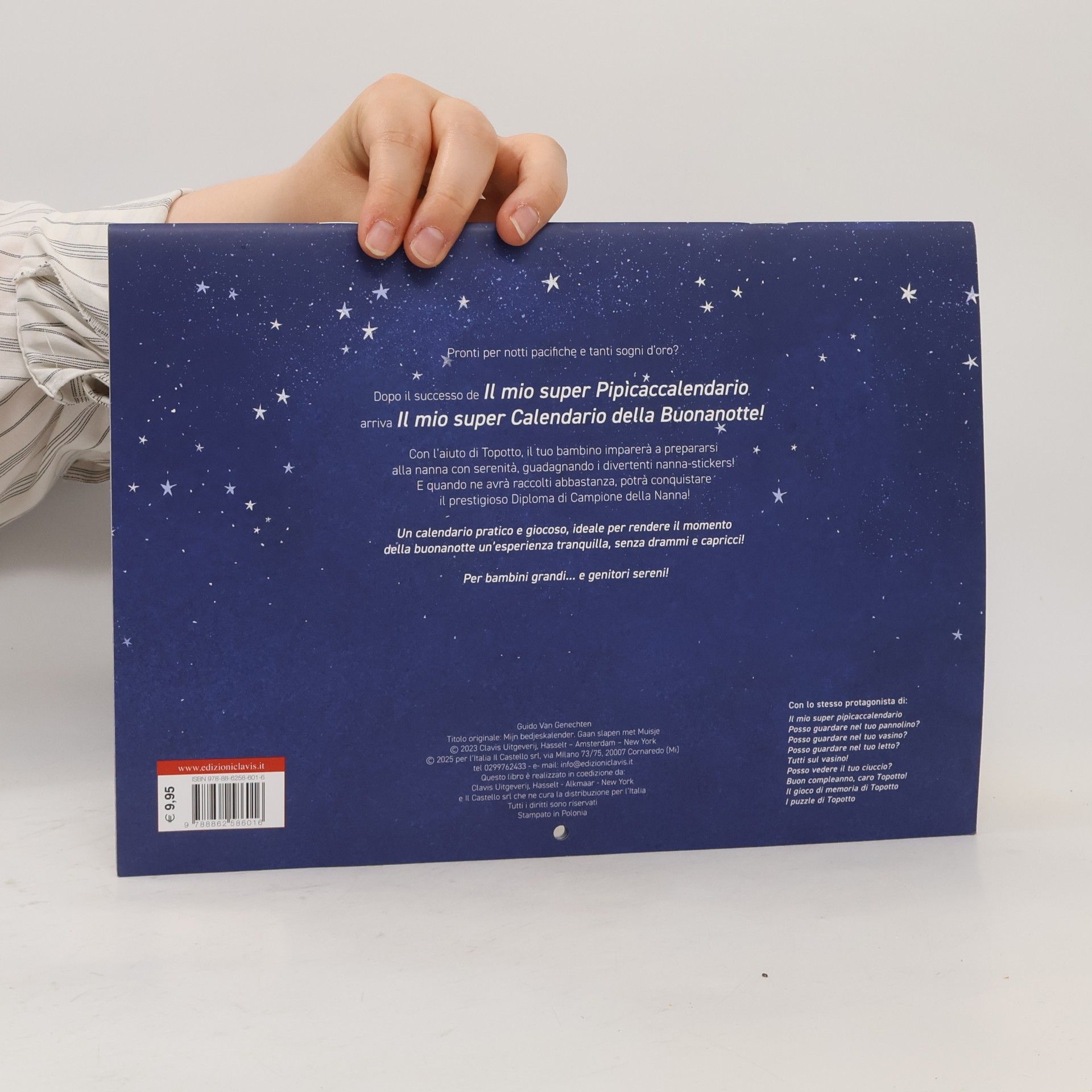 Guido Van Genechten Album illustrati: Il mio super calendario della buonanotte. A nanna con Topotto. Ediz. a colori - Con tanti nanna-stickers!