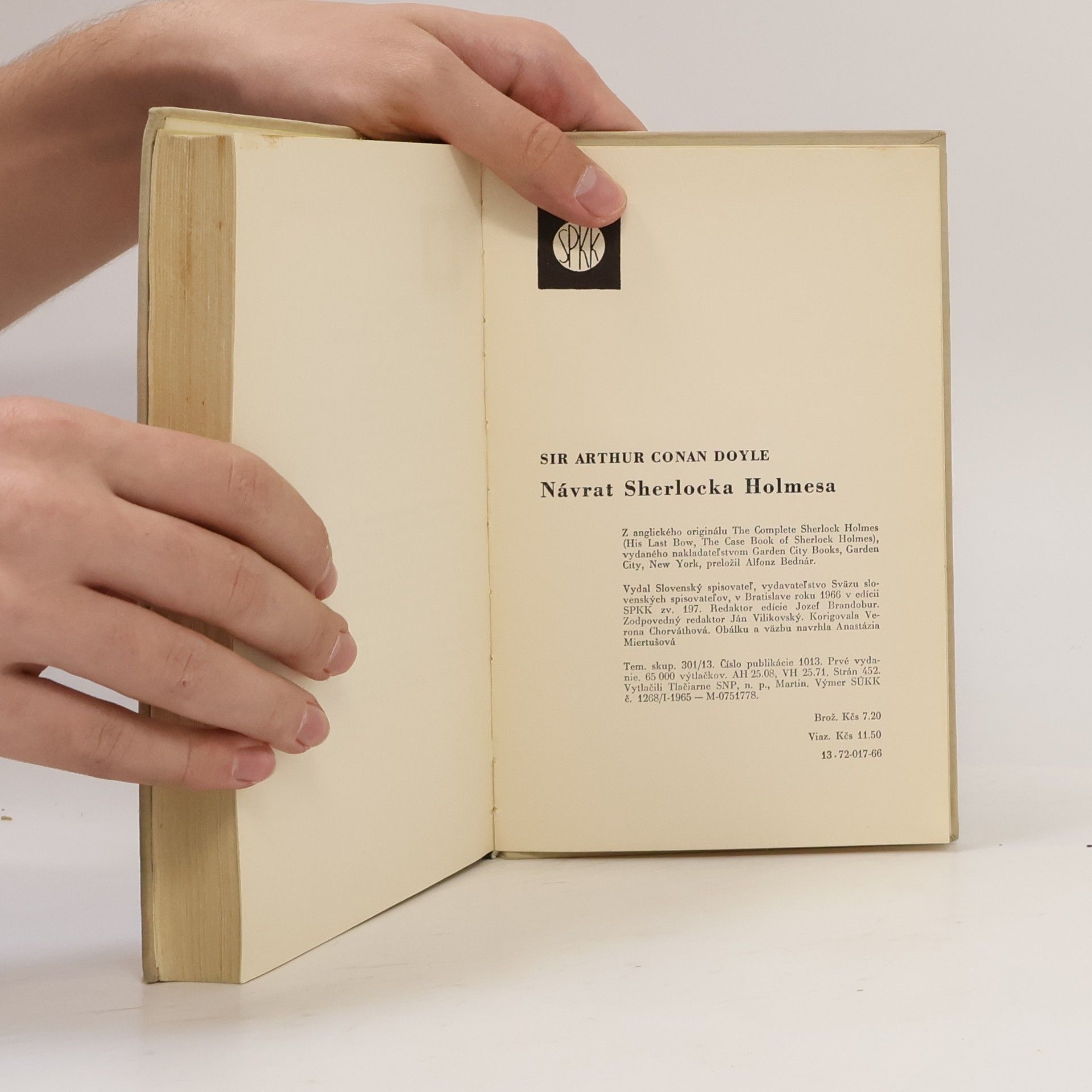Arthur Conan Doyle Návrat Sherlocka Holmese