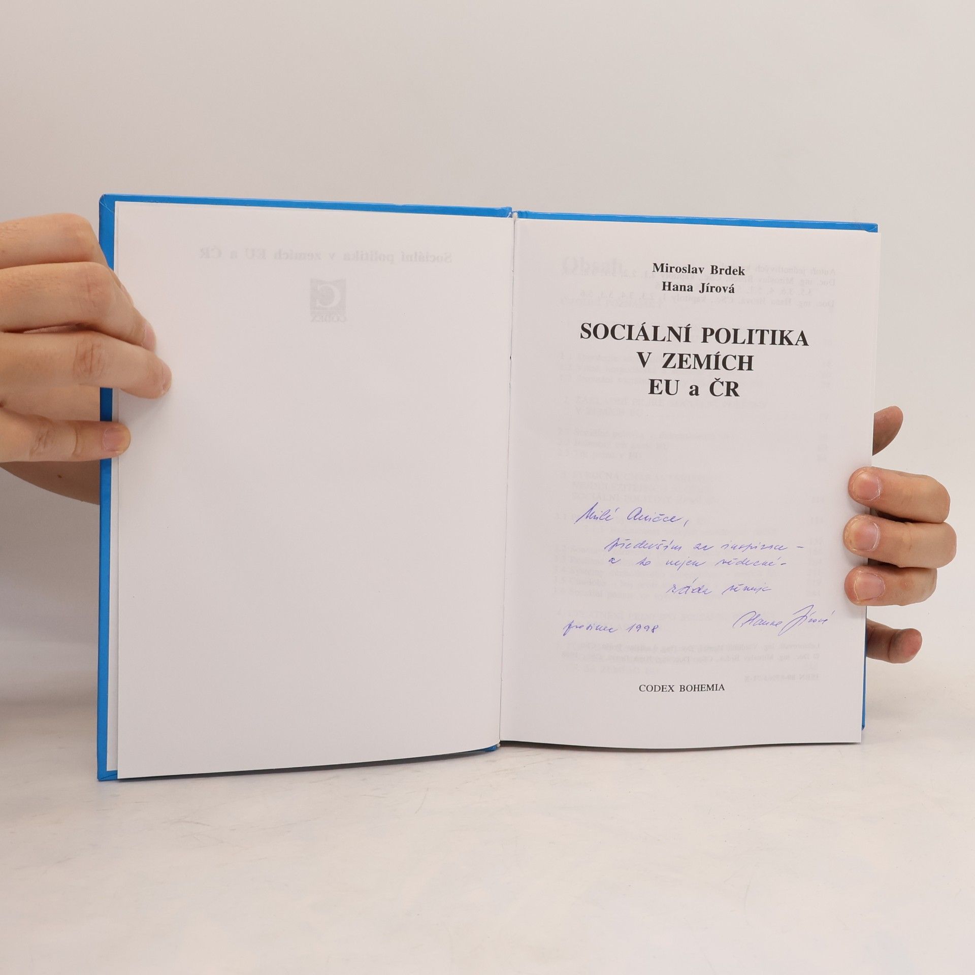 Miroslav Brdek Sociální politika v zemích EU a ČR