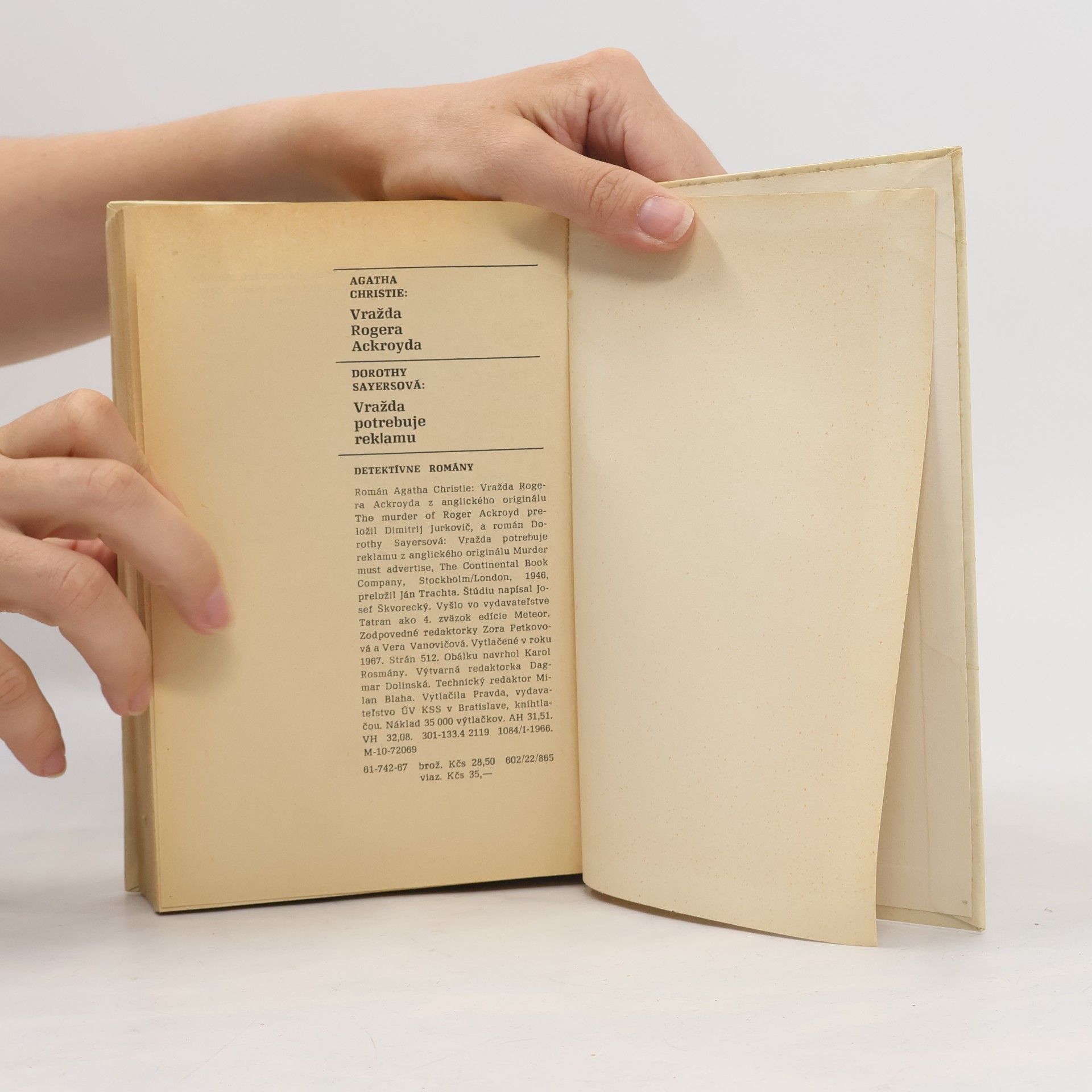 Agatha Christie Vražda Rogera Ackroyda. Vražda potřebuje reklamu