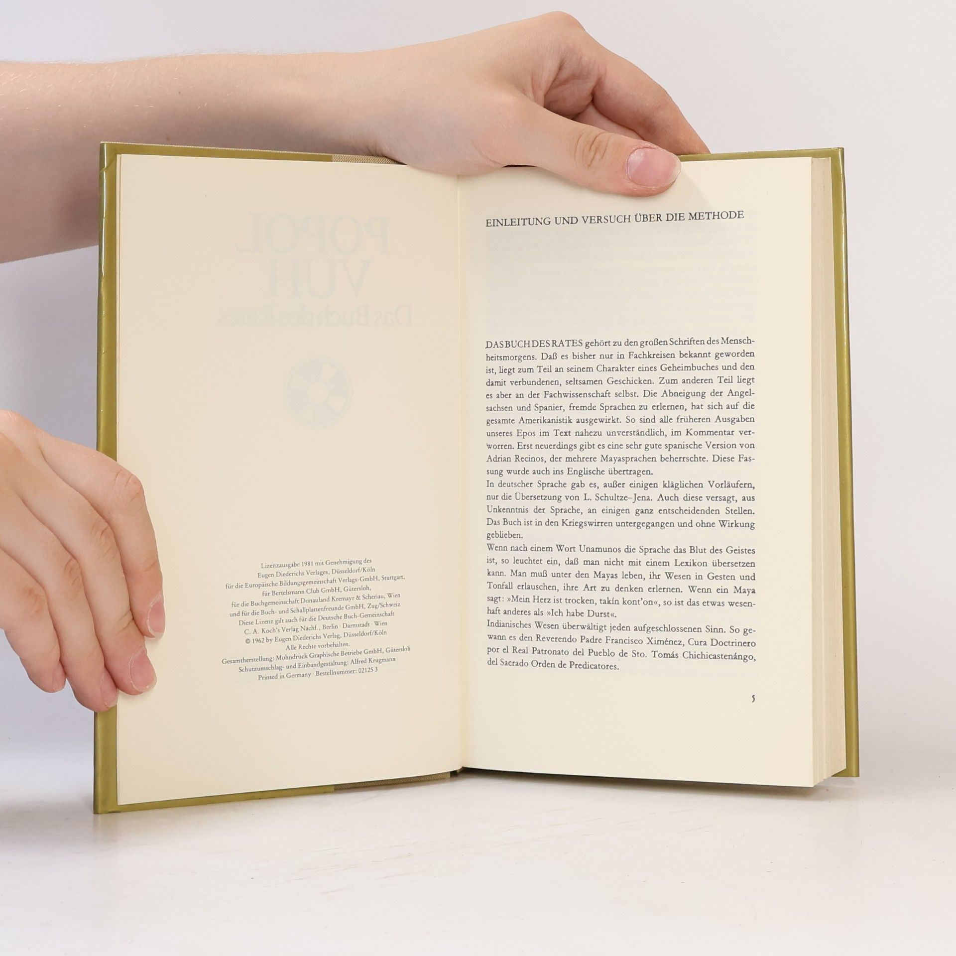 Various authors Popol Vuh. Das Buch des Rates
