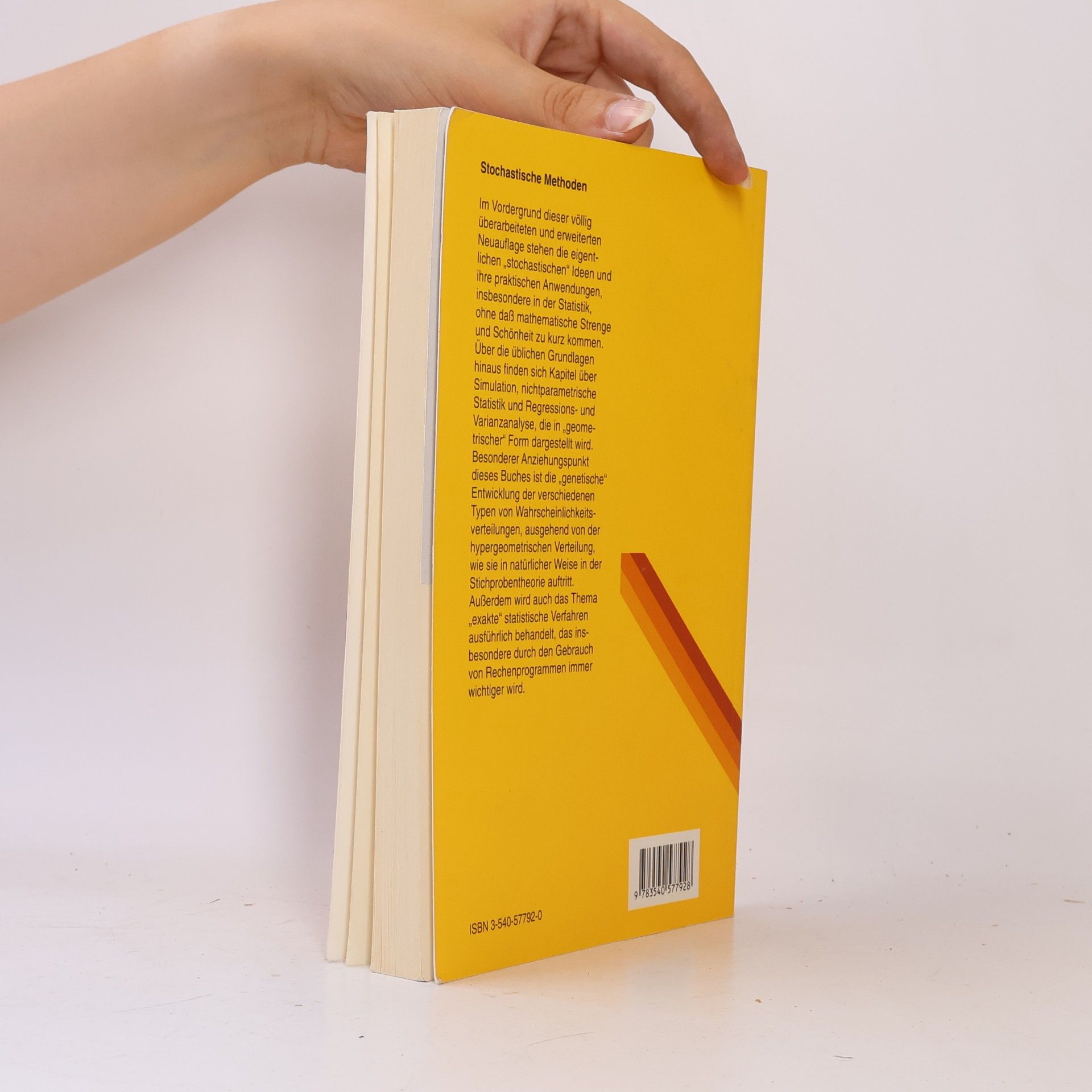 Klaus Krickeberg Springer-Lehrbuch: Stochastische Methoden - 4. Auflage