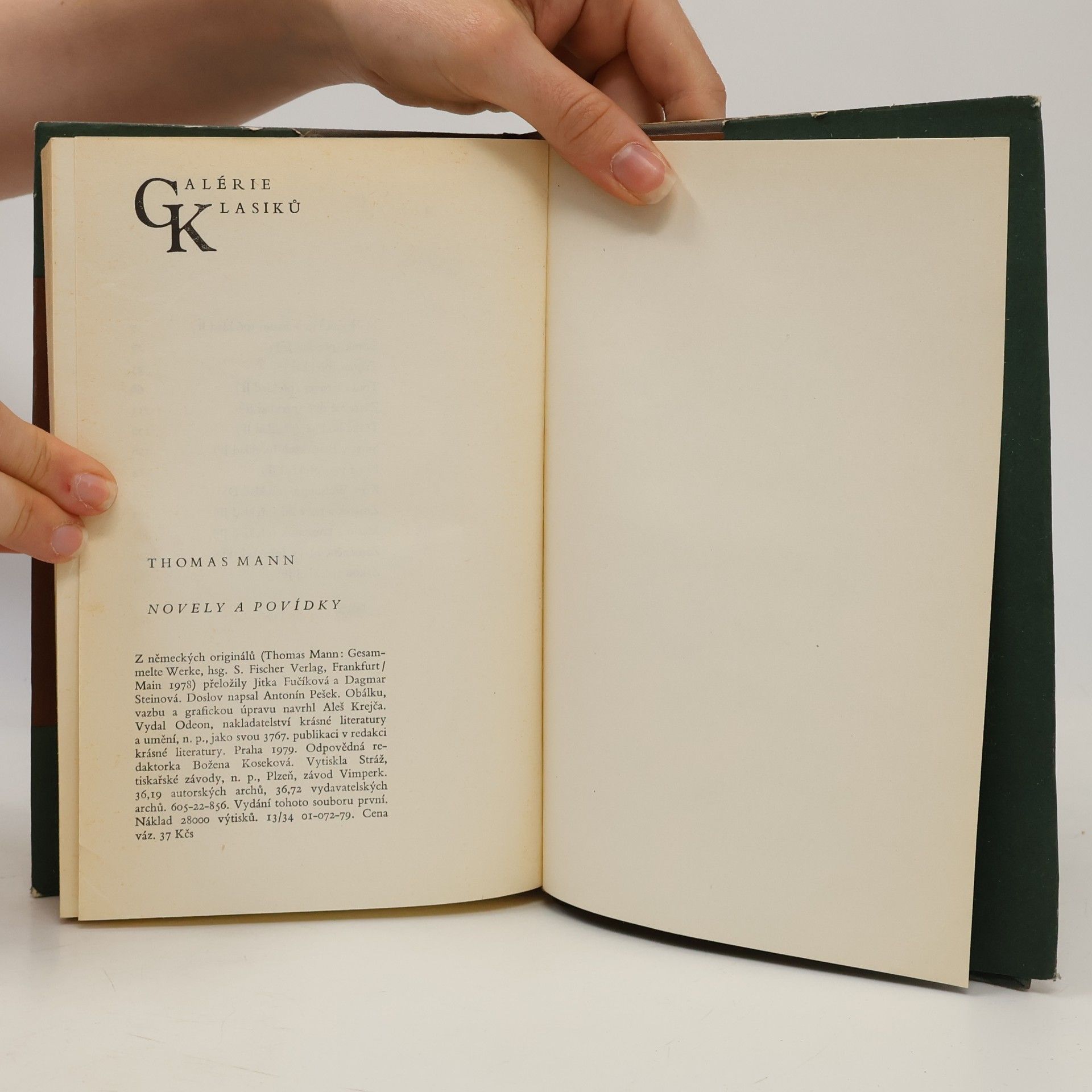 Thomas Mann Novely a povídky