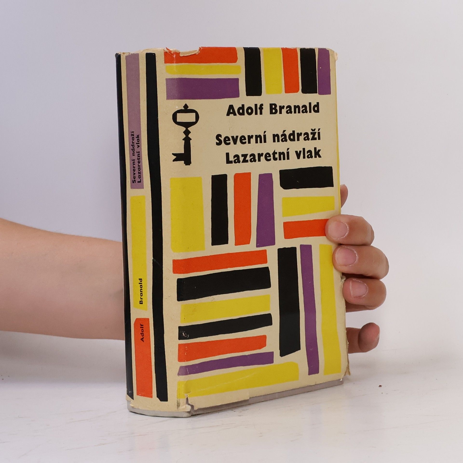 Adolf Branald Severní nádraží. Lazaretní vlak