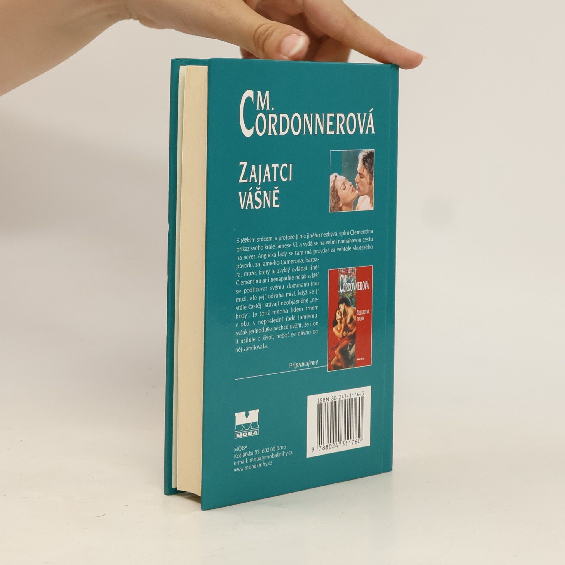 Michelle Cordonner Zajatci vášně : historický milostný román