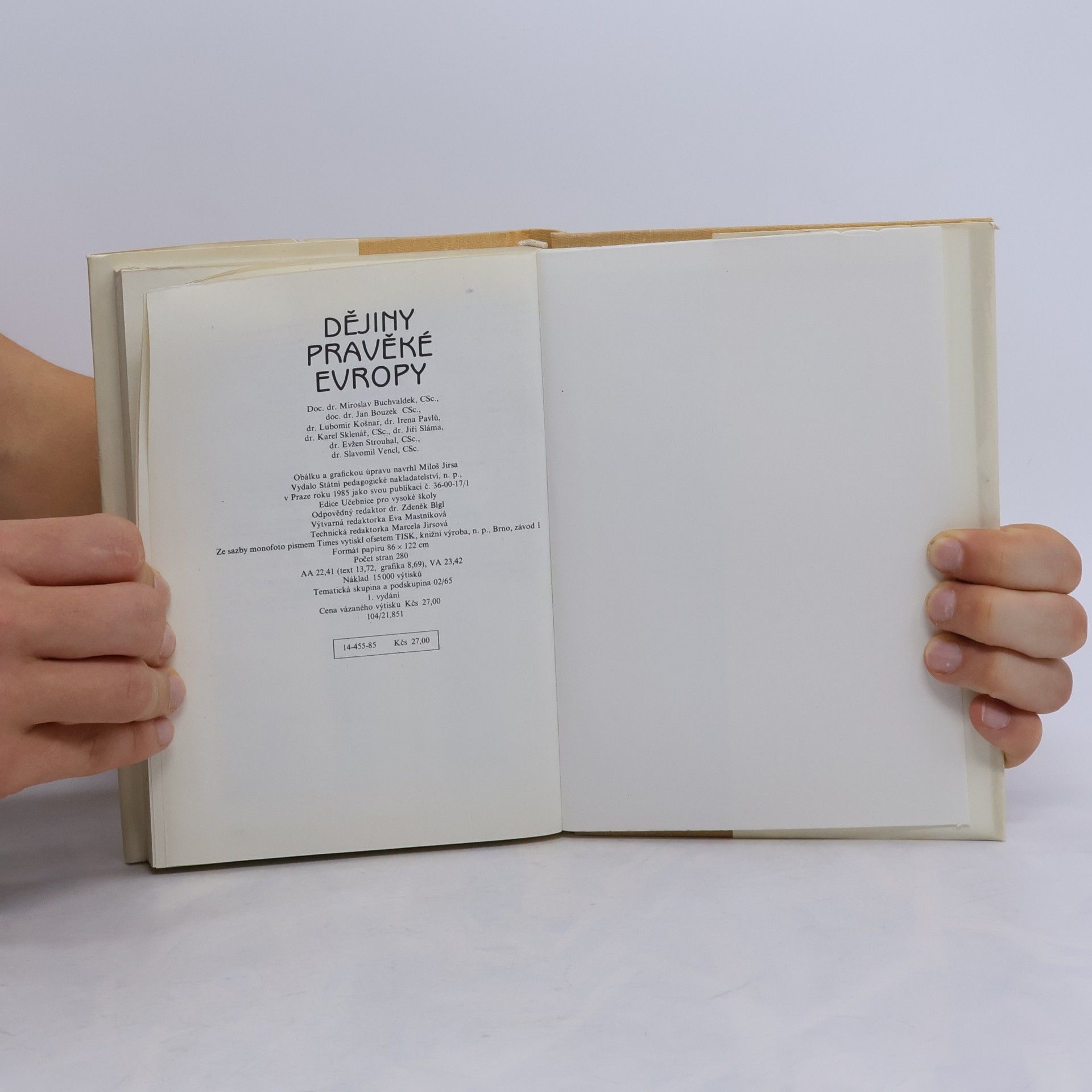 Miroslav Buchvaldek Dějiny pravěké Evropy