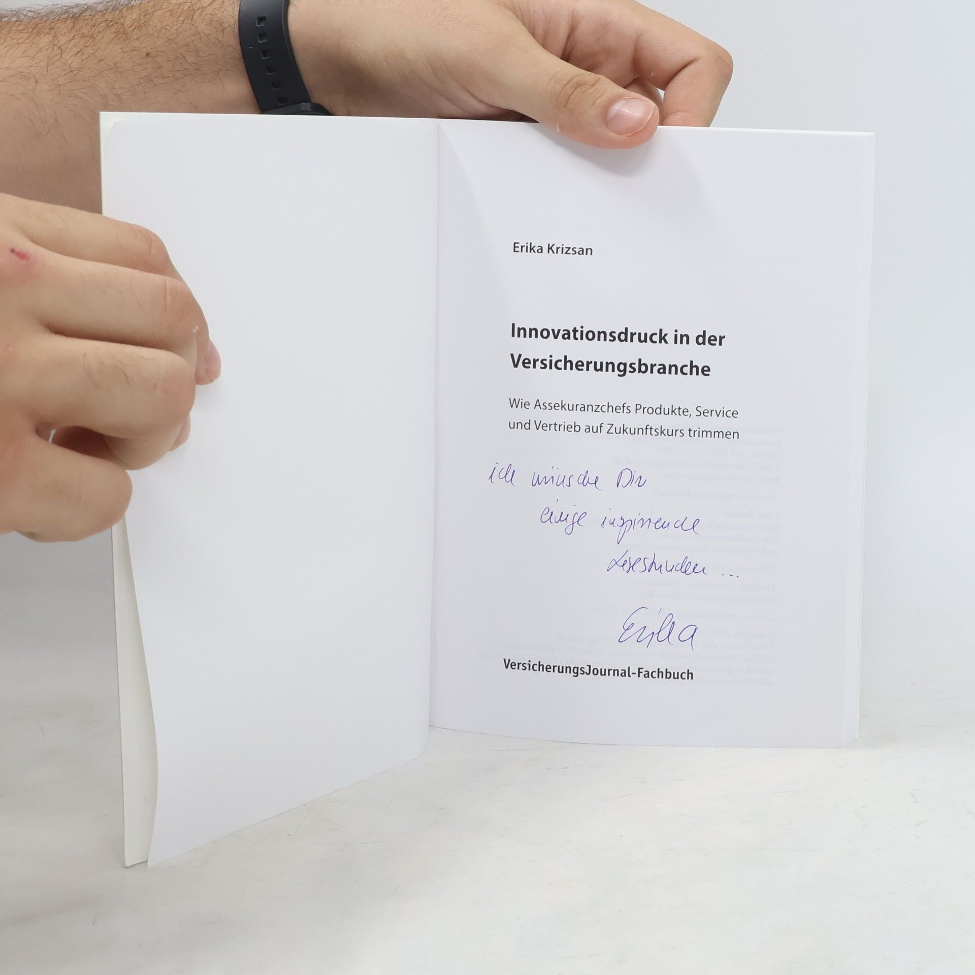 Erika Krizsan Innovationsdruck in der Versicherungsbranche