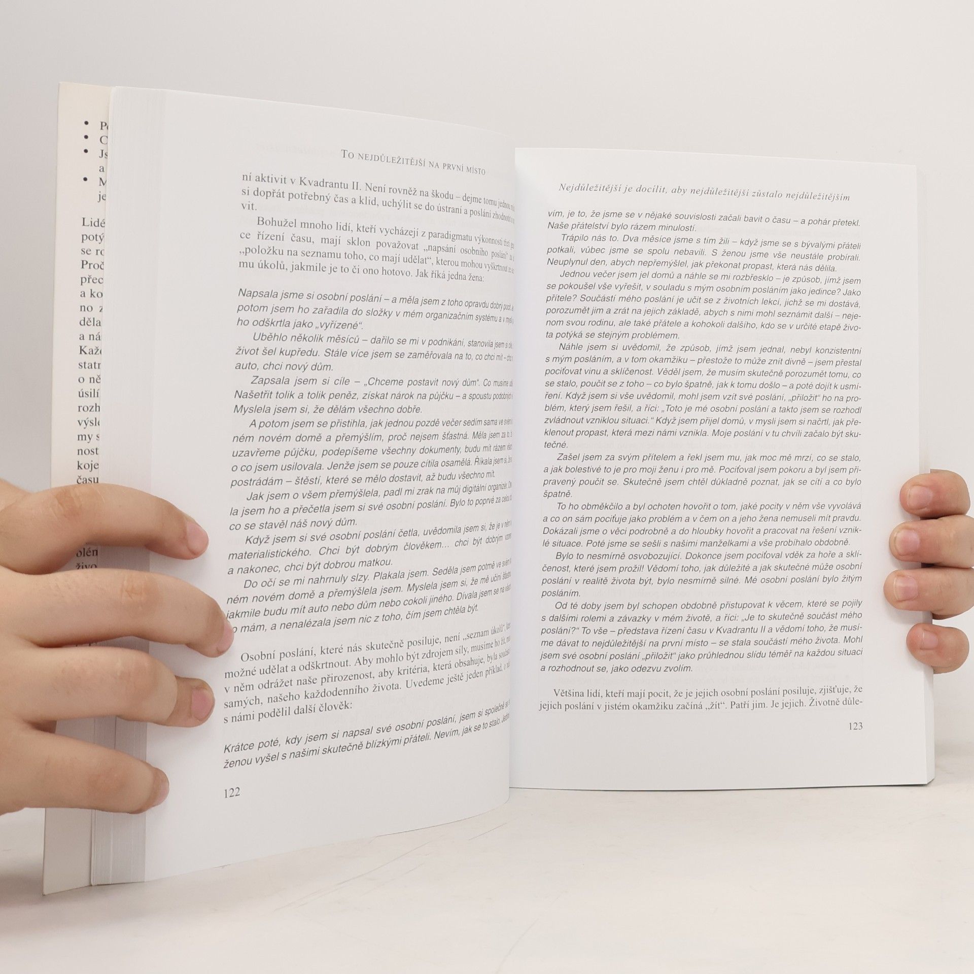 Stephen R. Covey To nejdůležitější na první místo
