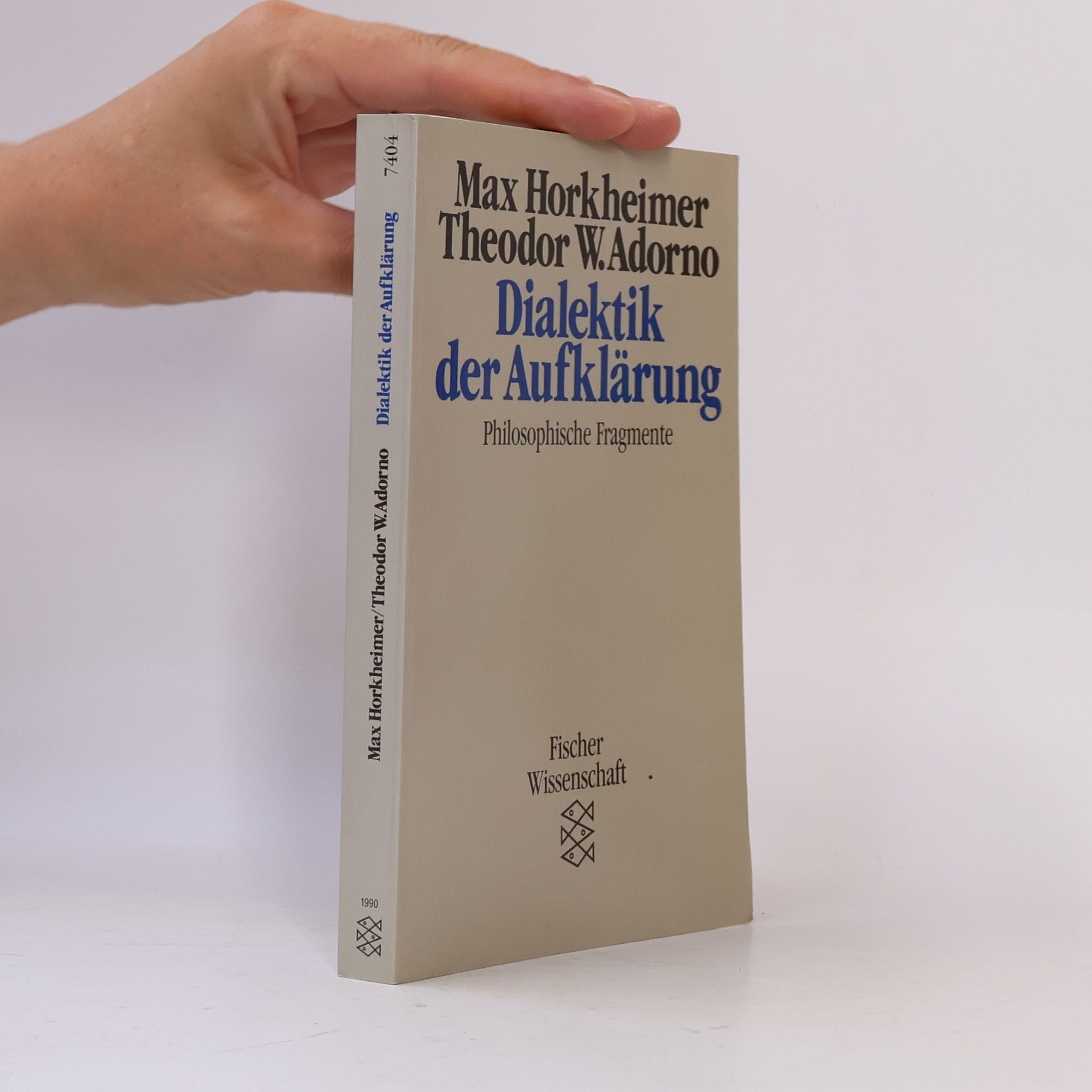 Max Horkheimer Dialektik der Aufklärung