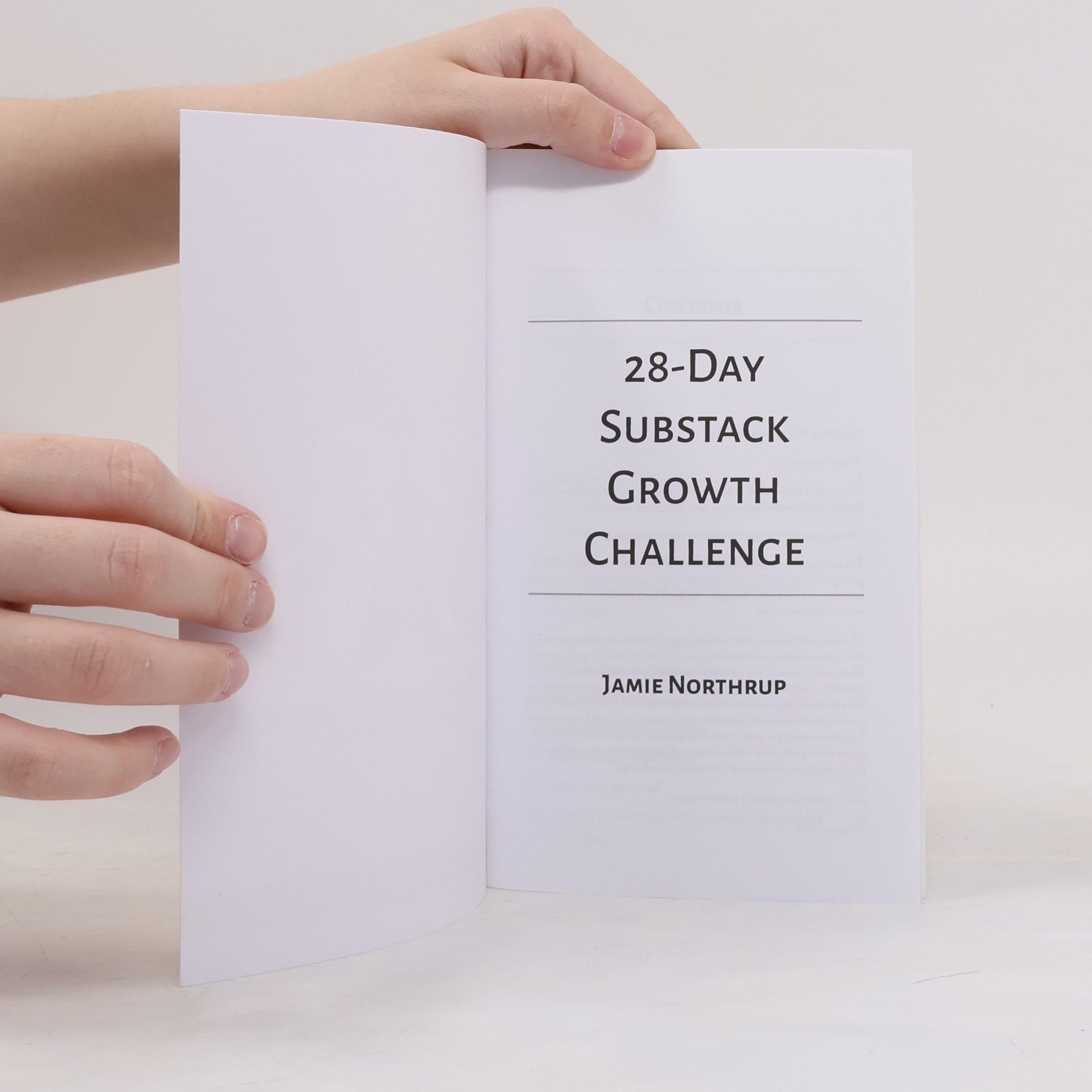 Jamie Northrup 28-Day Substack Growth Challenge