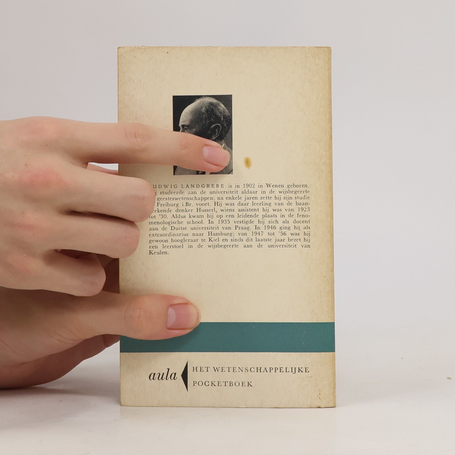 Ludwig Landgrebe Moderne filosofie