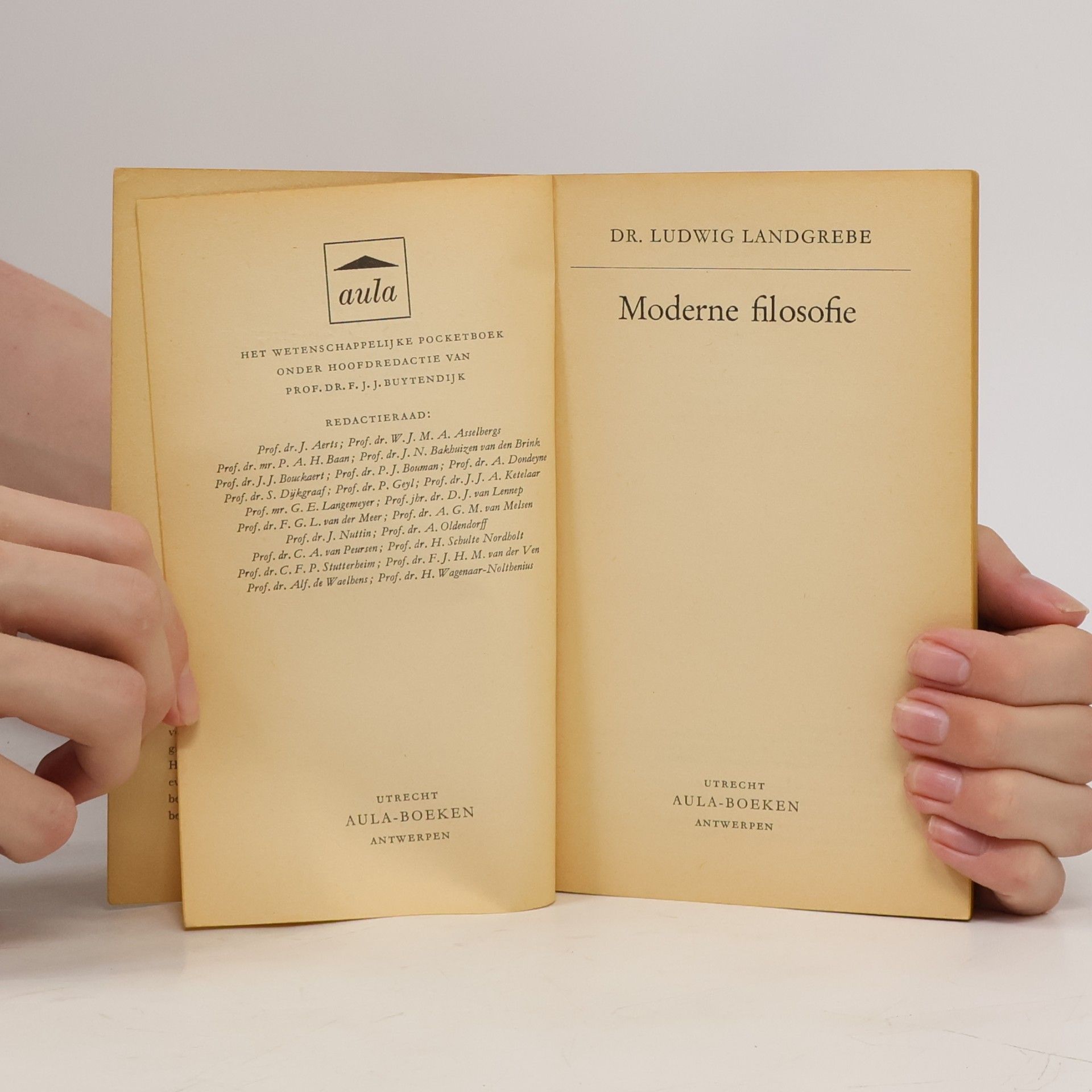 Ludwig Landgrebe Moderne filosofie