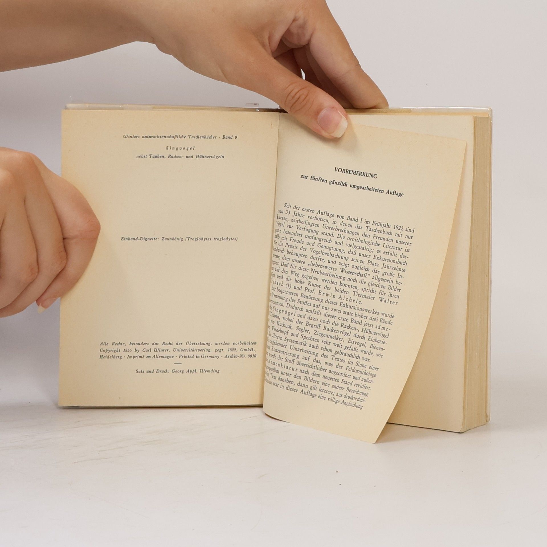 Autorenkollektiv Winters Naturwissenschaftliche Taschenbücher 9. Singvögel