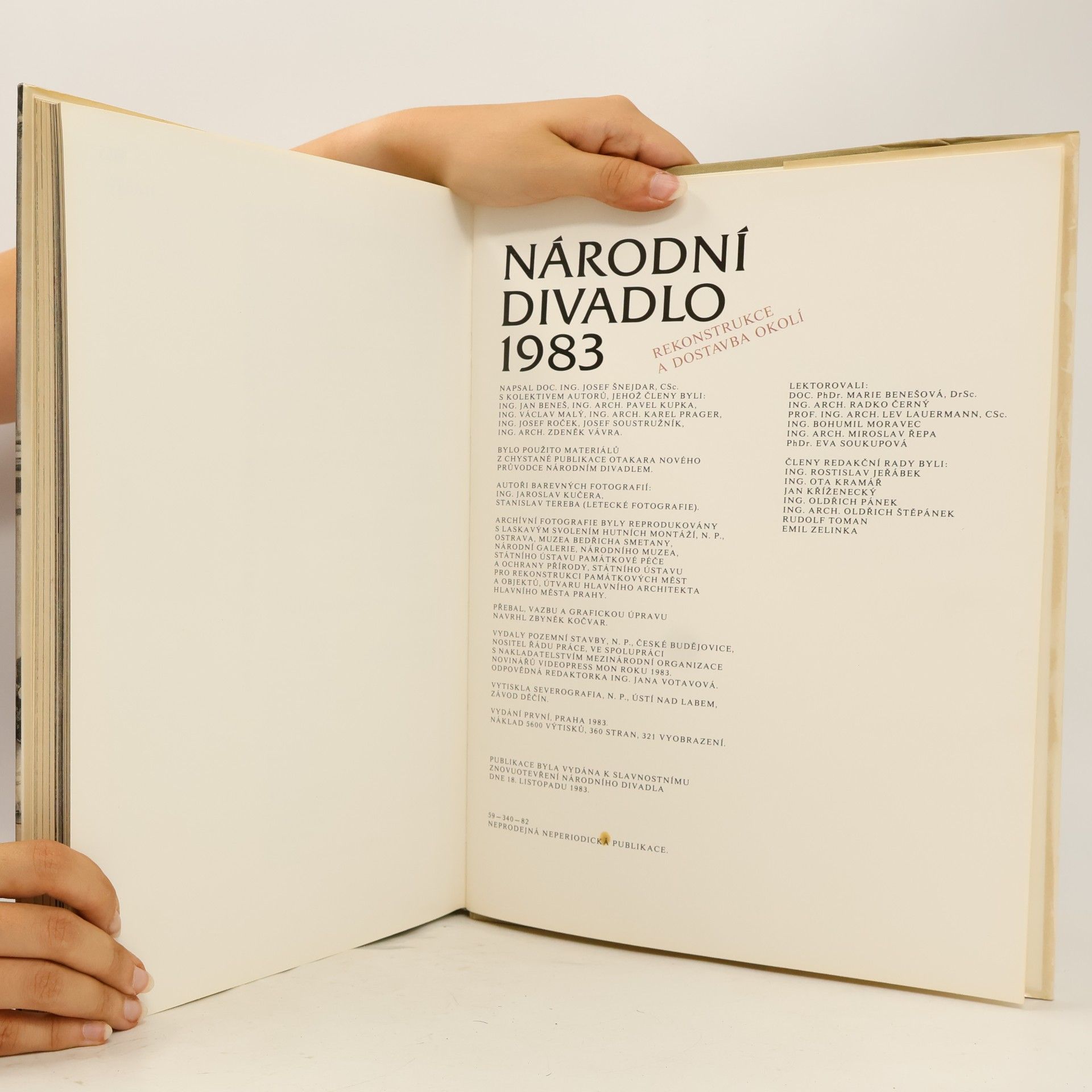 Josef Šnejdar Národní divadlo 1983