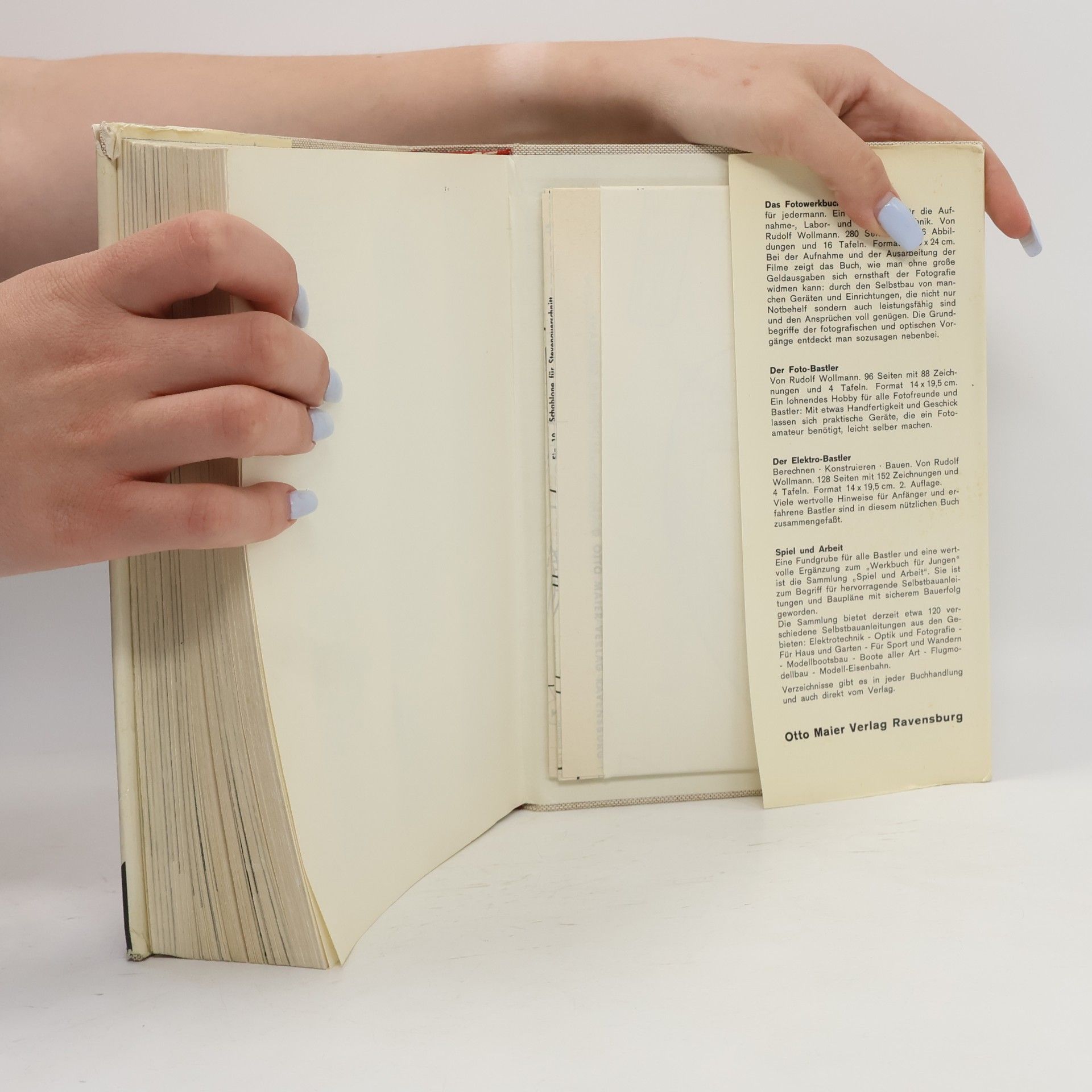Rudolf Wollmann Werkbuch für Jungen