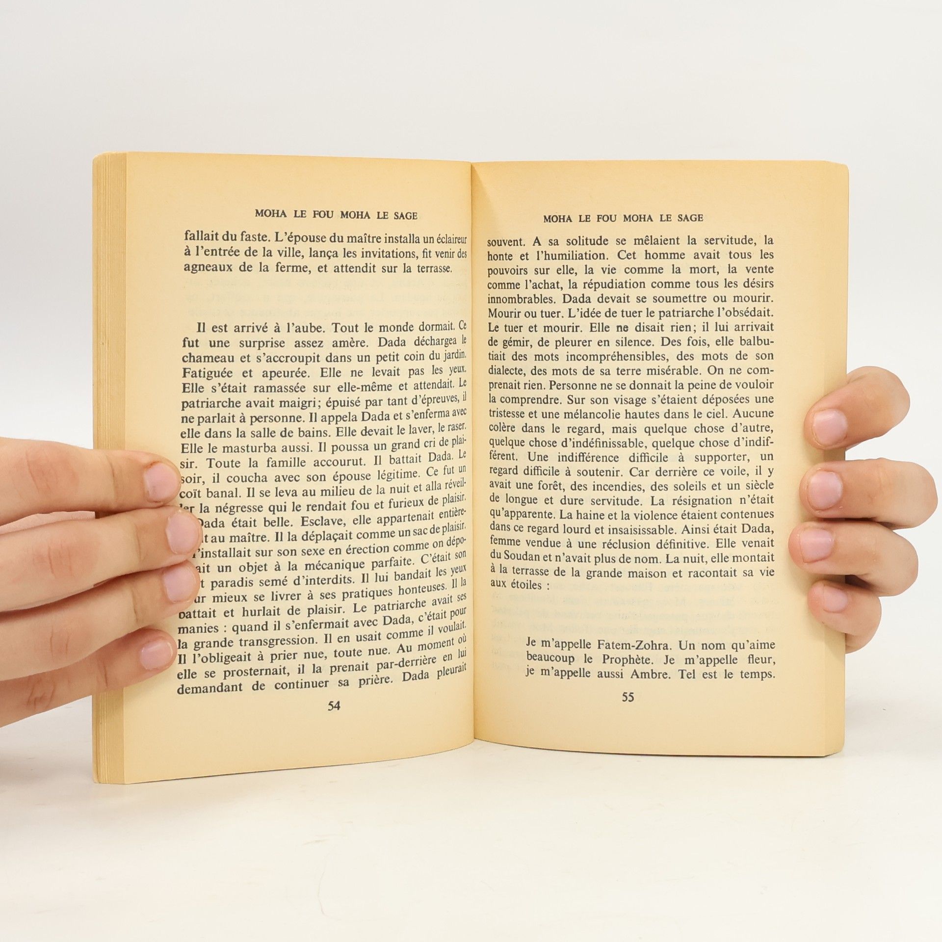 Tahar Ben Jelloun Moha le fou, Moha le sage / roman - Texte intégral