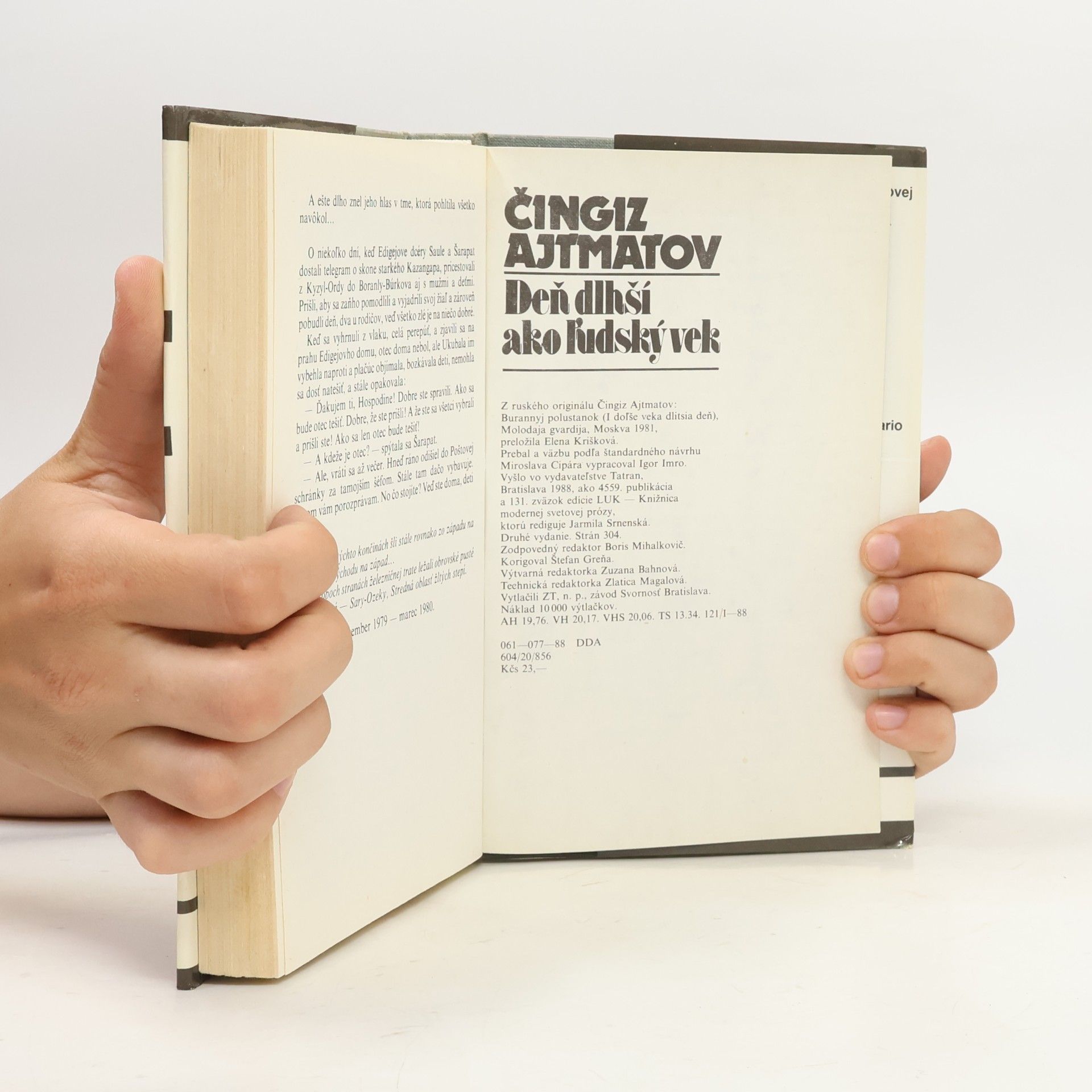 Čingiz Torekulovič Ajtmatov Deň dlhší ako ľudský vek