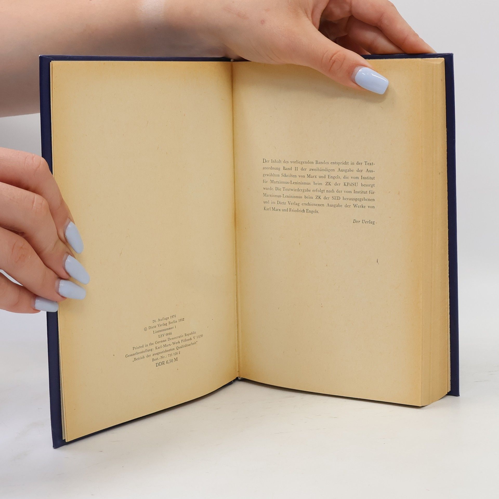 Karl Marx Ausgewählte schriften II