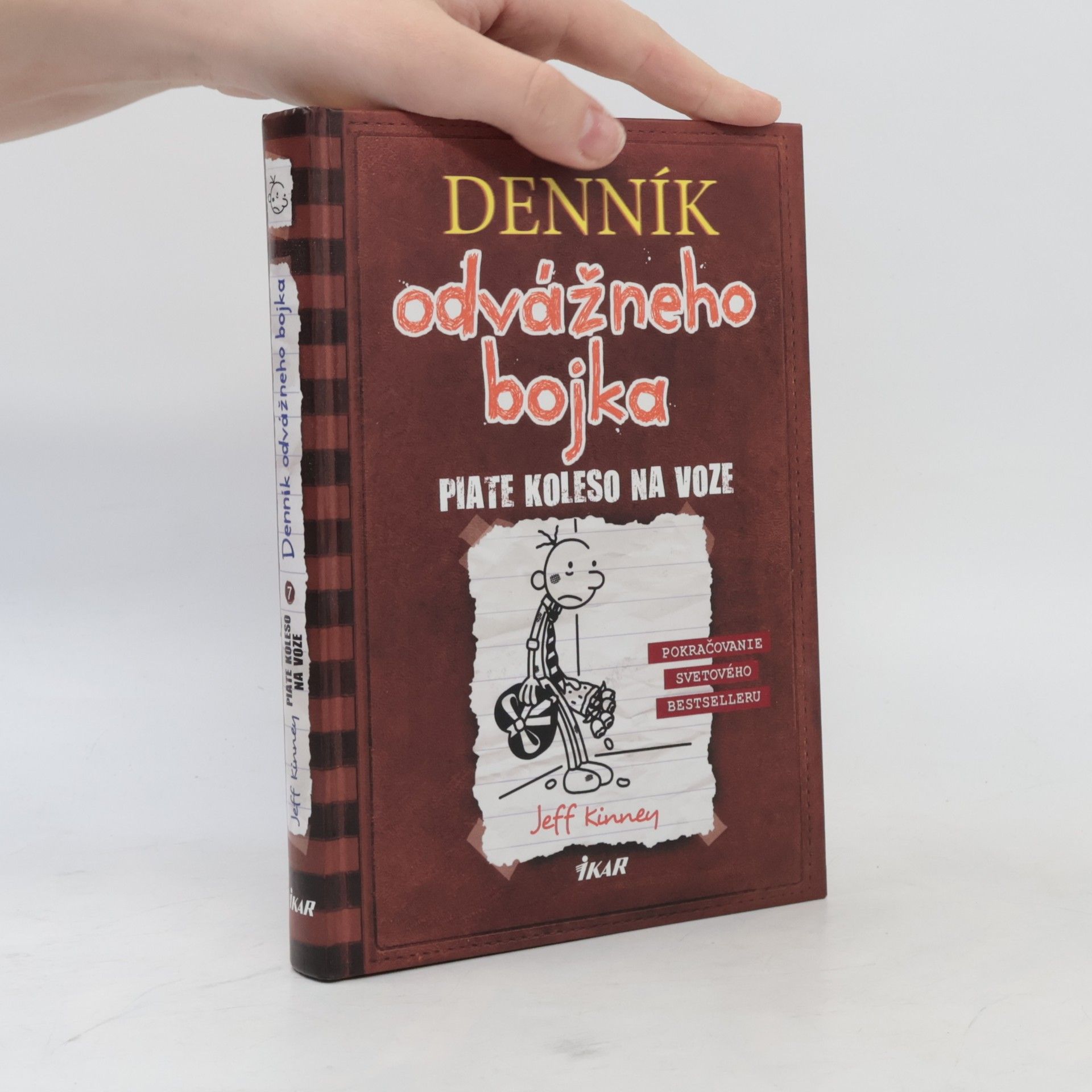 Jeff Kinney Denník odvážneho bojka 7. Piate koleso na voze