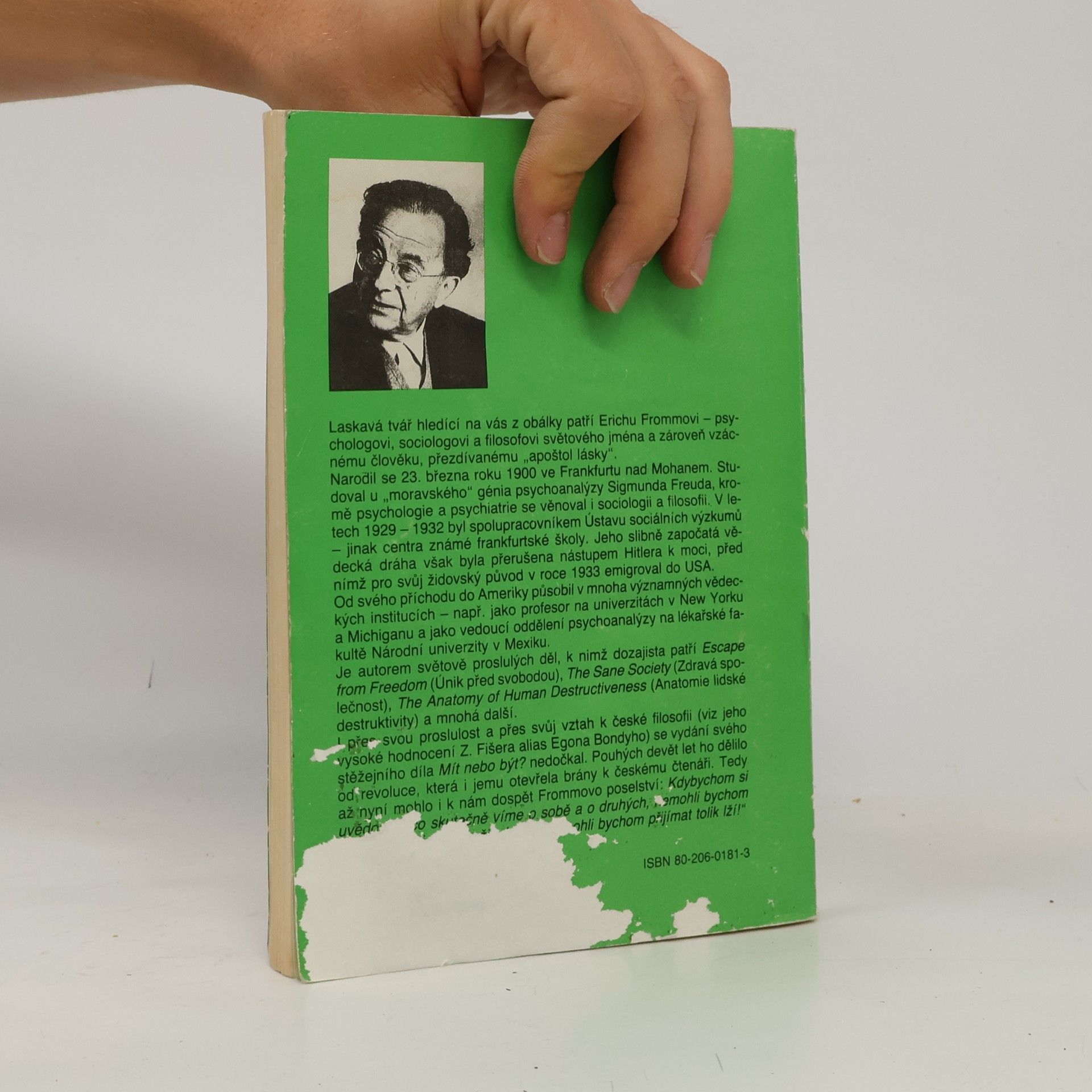 Erich Fromm Mít nebo být?