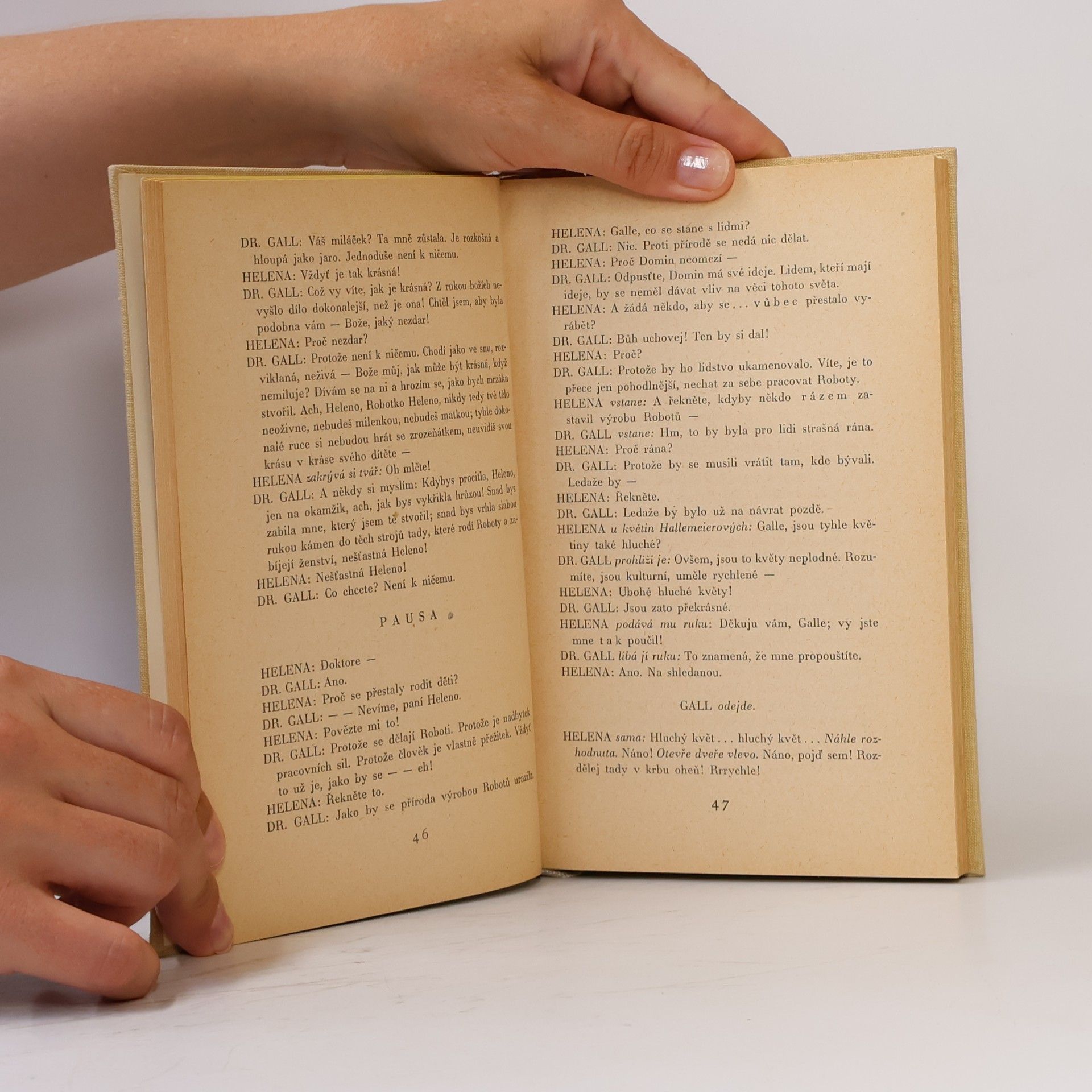 Karel Čapek R. U. R., Bílá nemoc, Matka