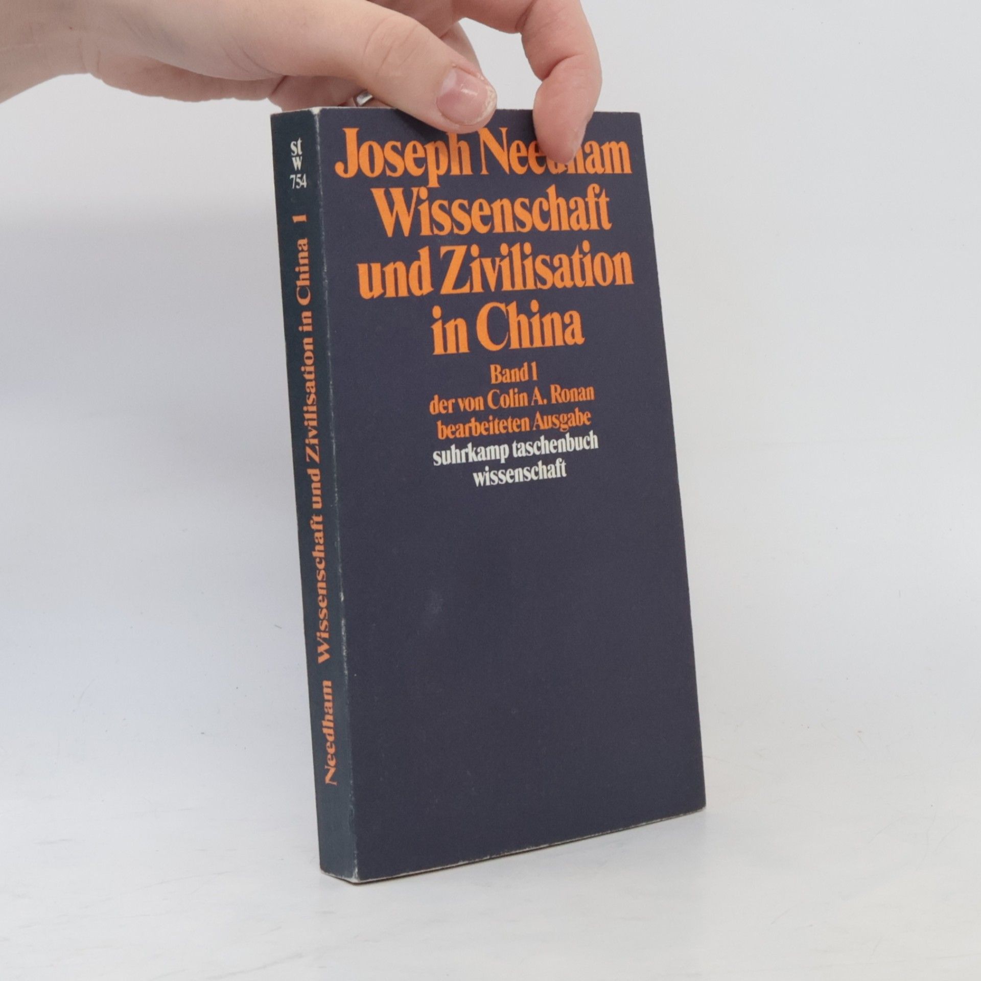 Joseph Needham Wissenschaft und Zivilisation in China