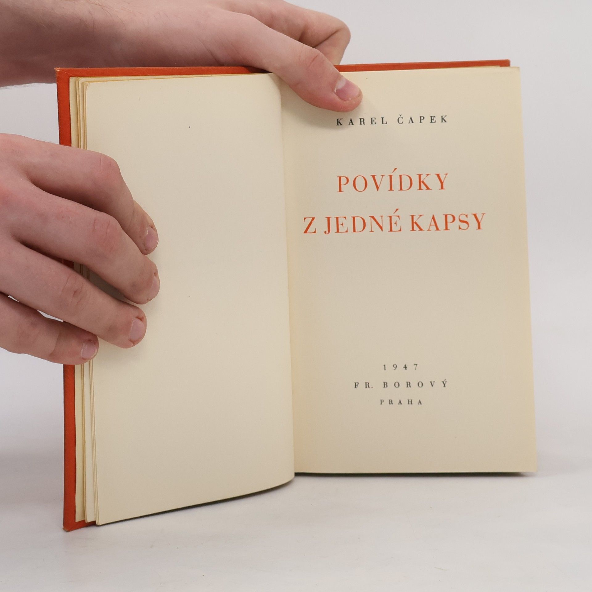 Karel Čapek Povídky z jedné kapsy