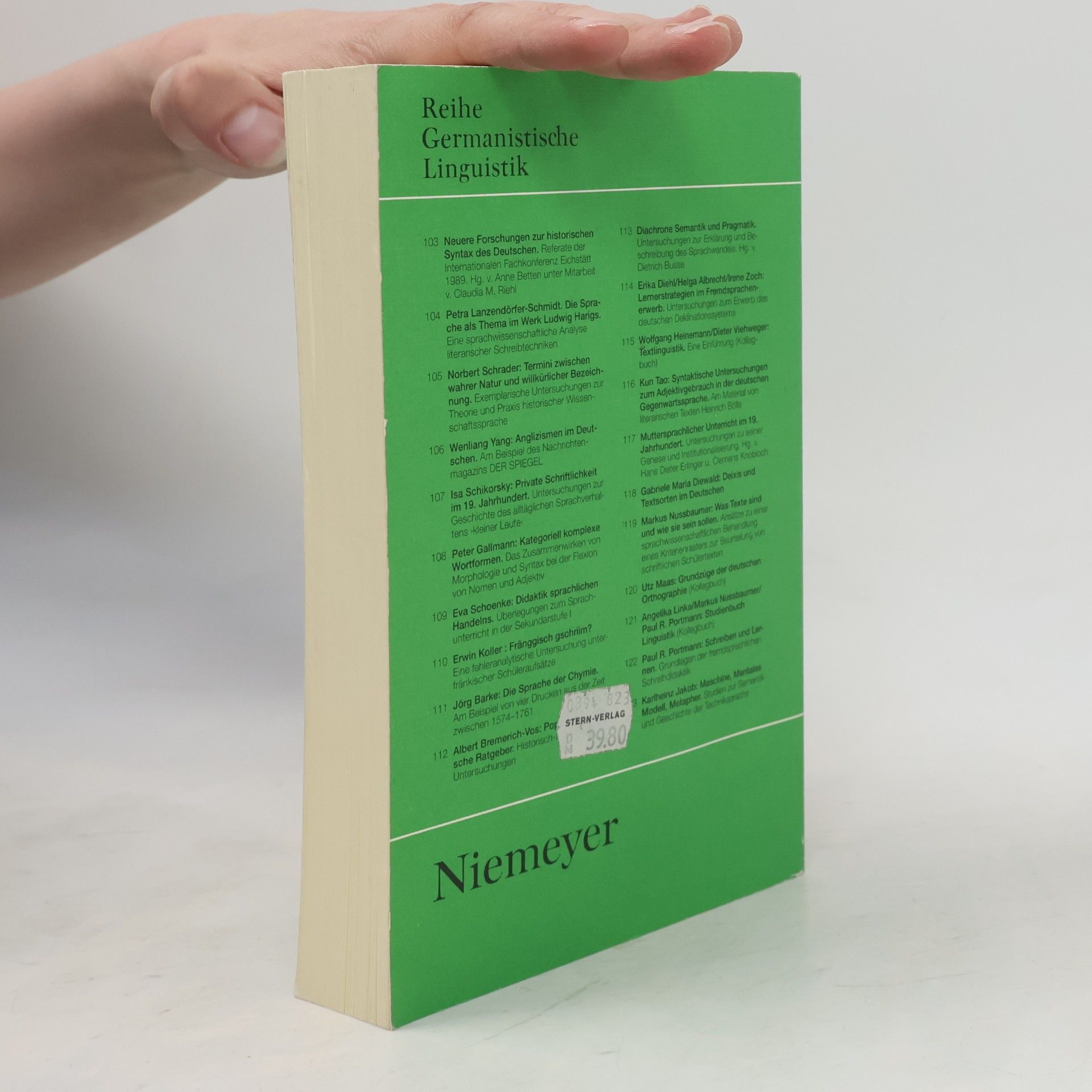 Angelika Linke Studienbuch Linguistik