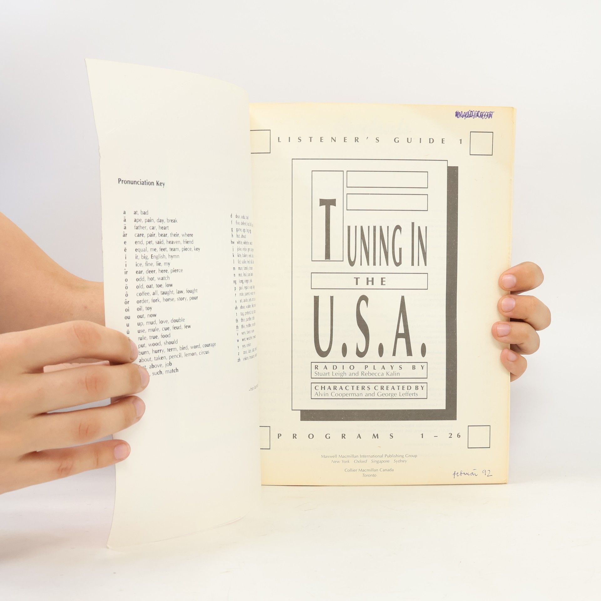 Stuart Leigh Tuning in the U.S.A : Listener's quide. 1, Programs 1-26
