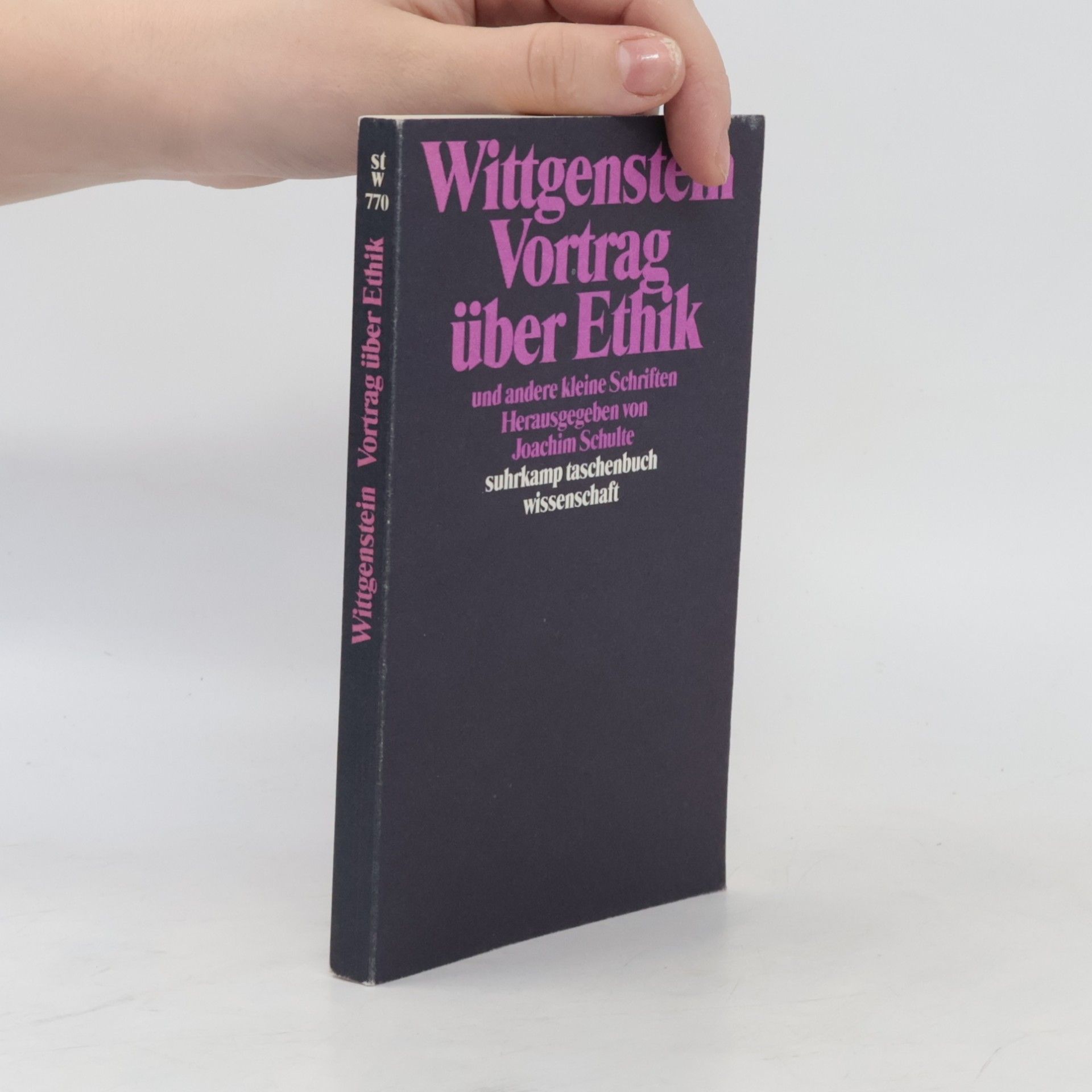 Ludwig Wittgenstein Vortrag über Ethik und andere kleine Schriften