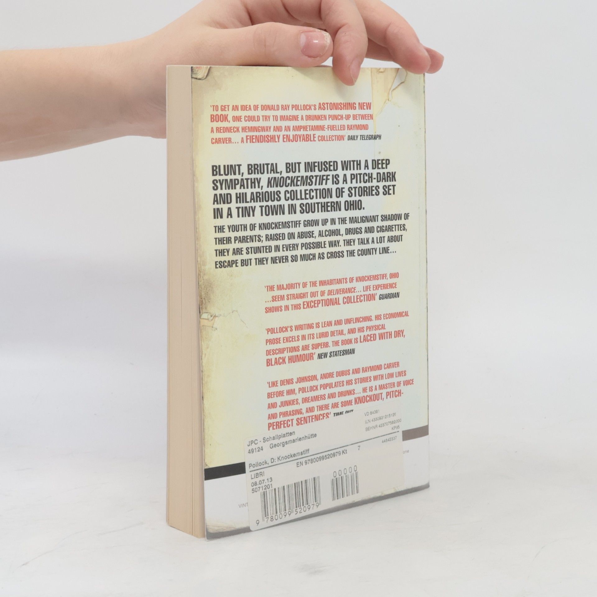 Donald Ray Pollock Knockemstiff, English edition