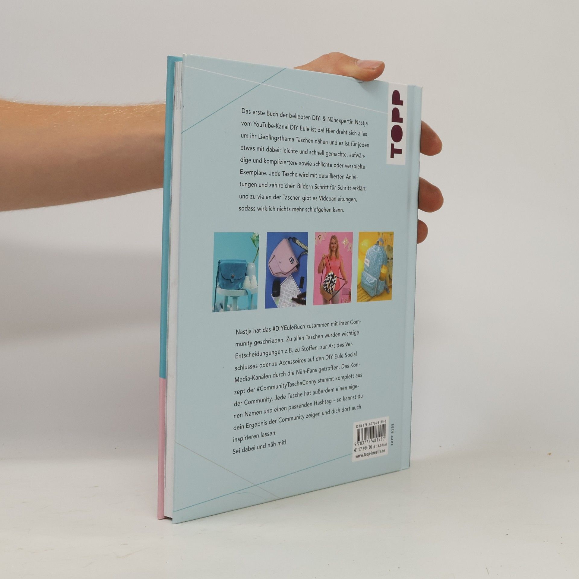 Nastasia Mohren Taschen nähen mit DIY Eule