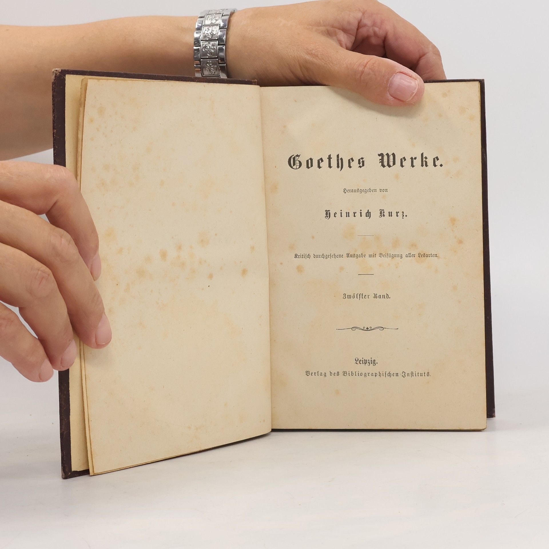 Johann Wolfgang von Goethe Goethes Werke 12