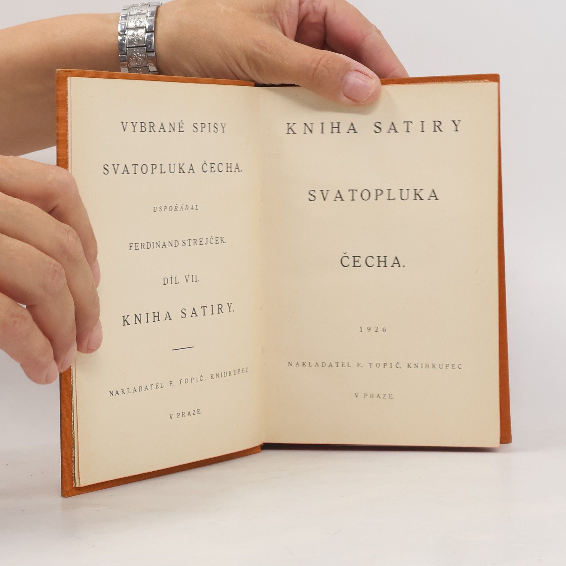 Svatopluk Čech Kniha satiry Svatopluka Čecha