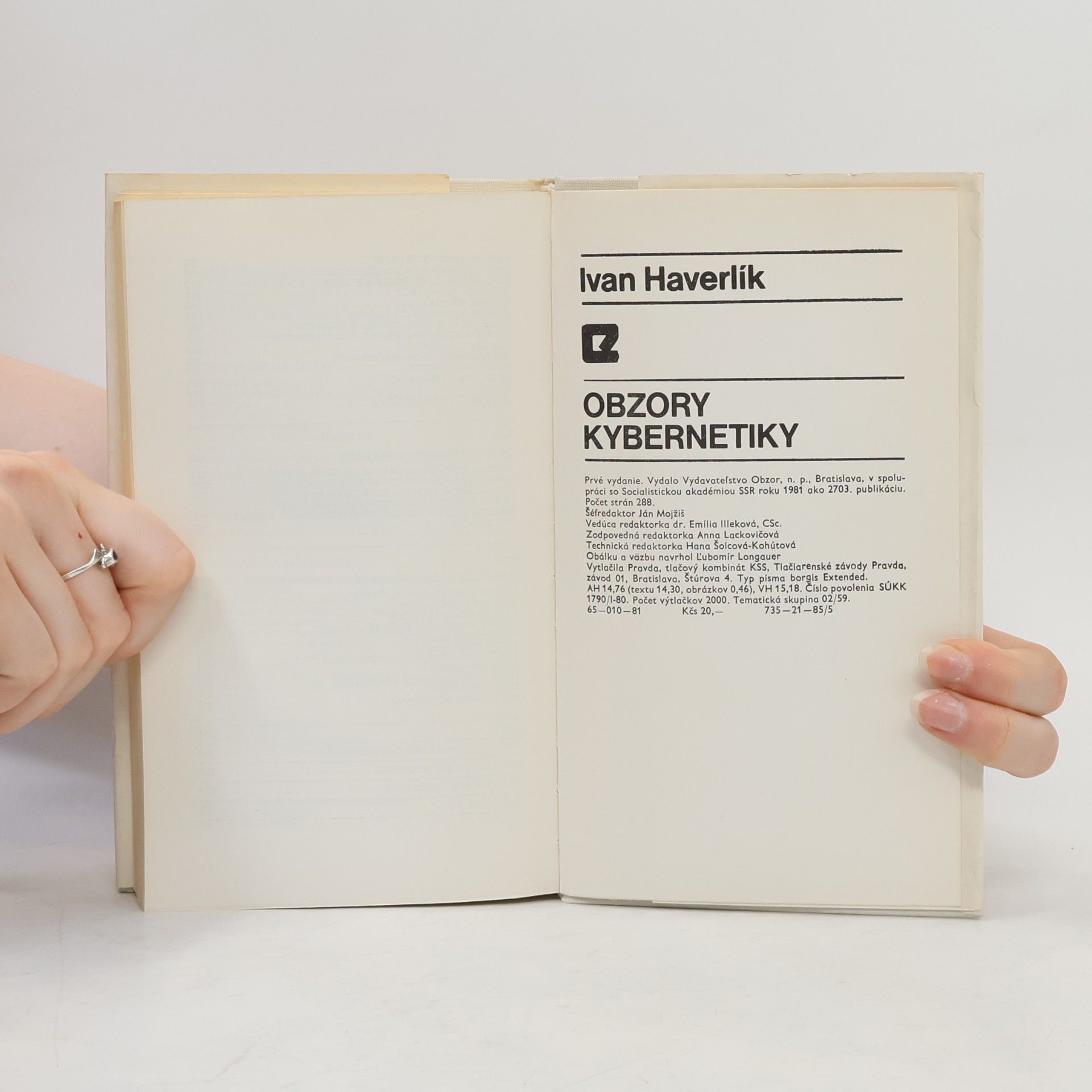 Ivan Haverlík Obzory kybernetiky