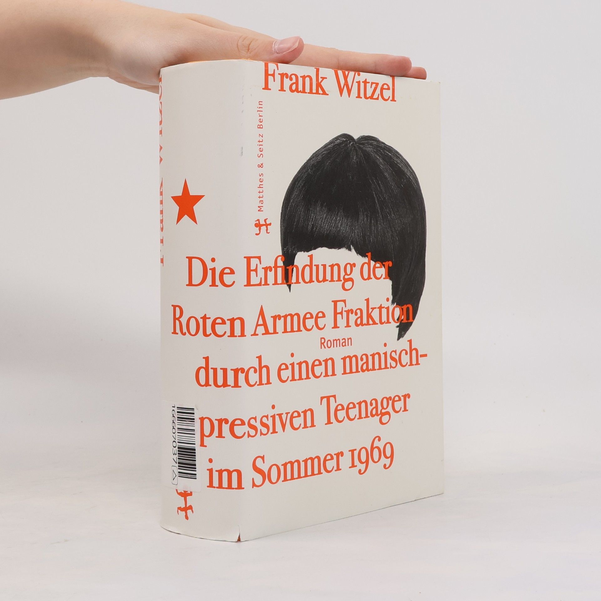 Frank Witzel Die Erfindung der Roten Armee Fraktion durch einen manisch-depressiven Teenager im Sommer 1969