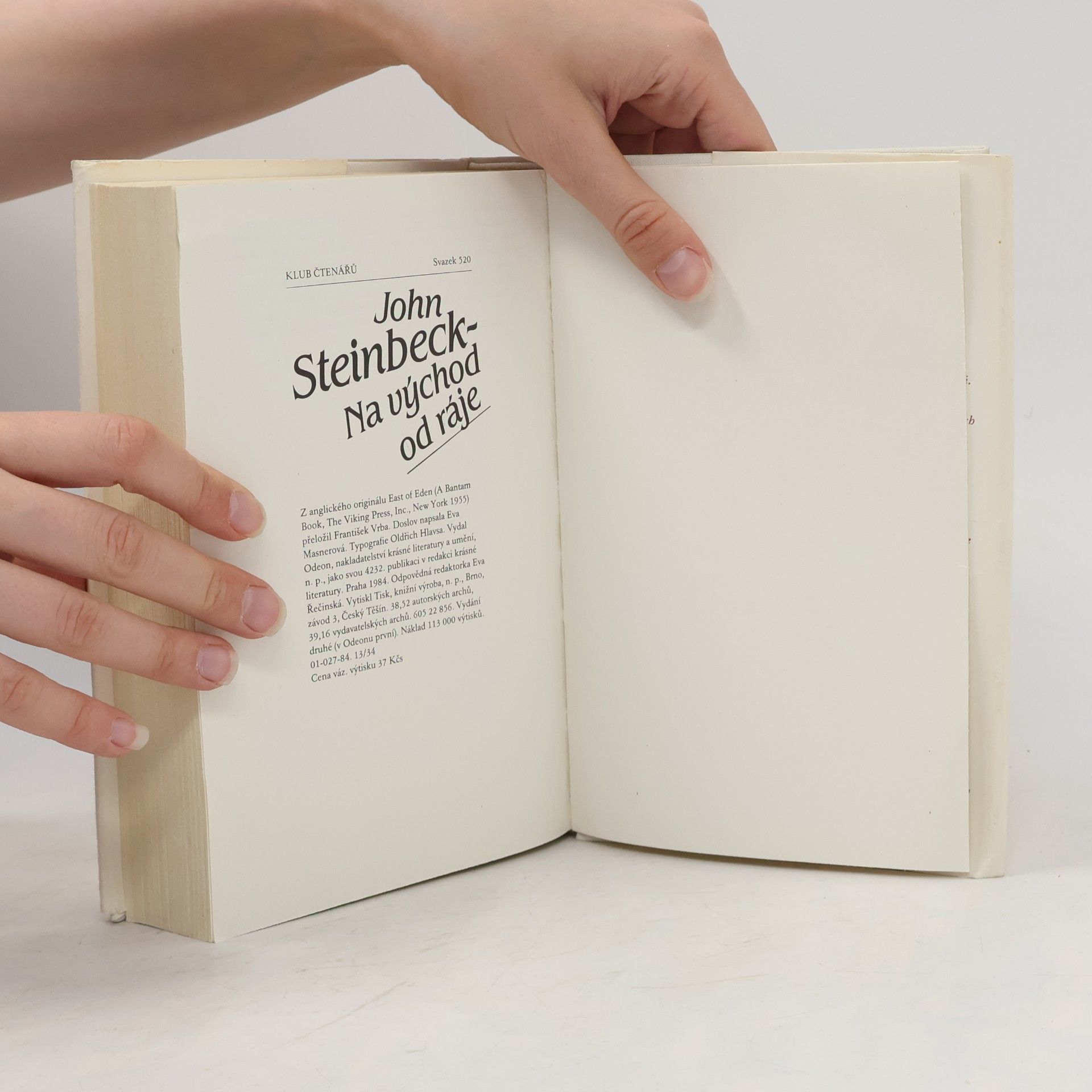 John Steinbeck Na východ od ráje