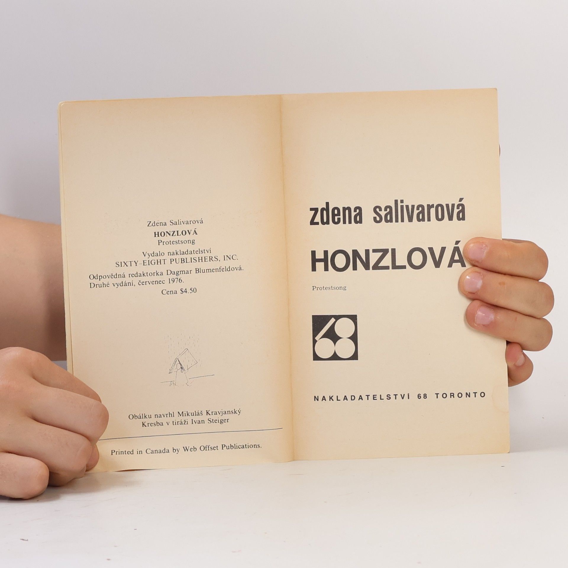 Zdena Salivarová Honzlová. Protestsong