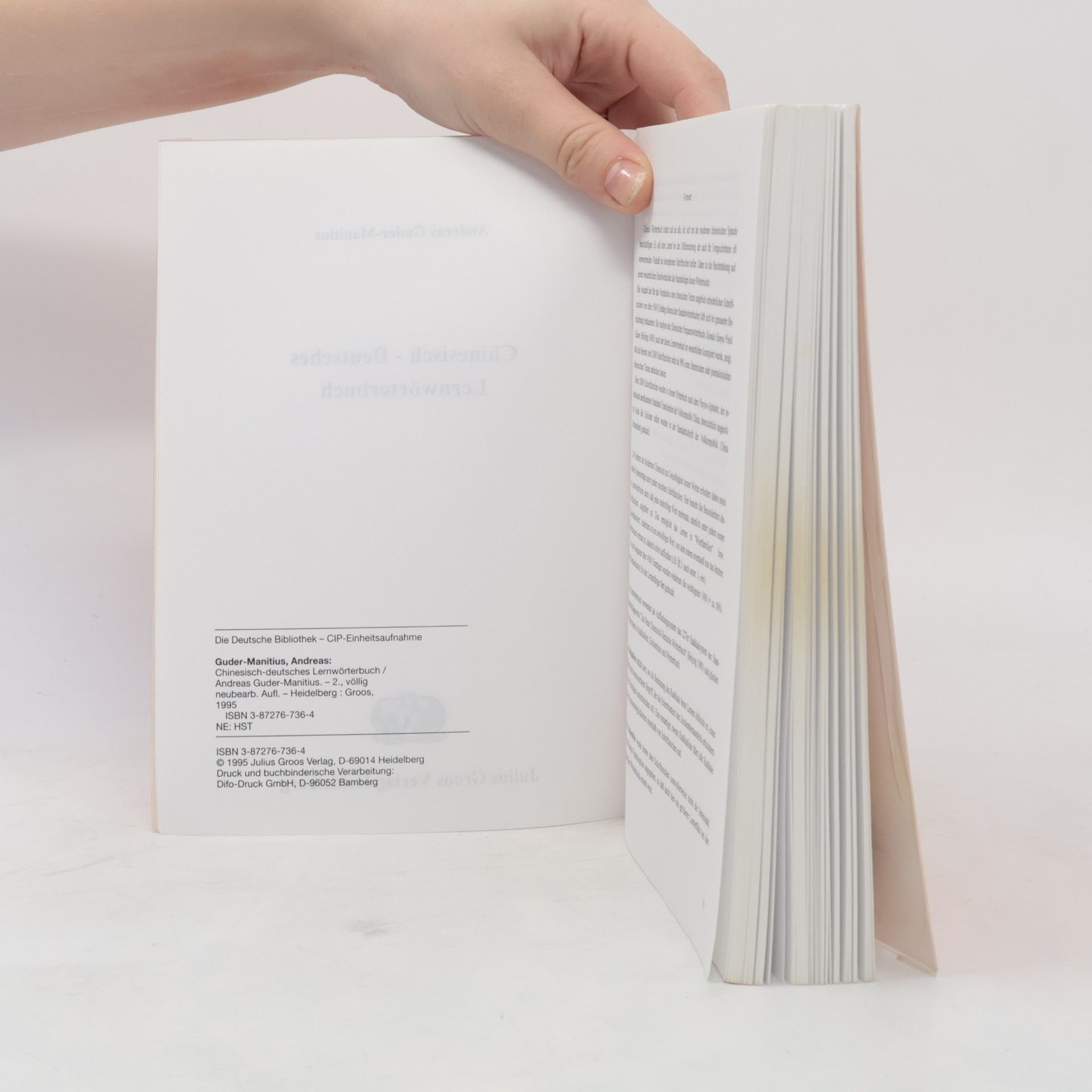 Andreas Guder-Manitius Chinesisch-deutsches Lernwörterbuch