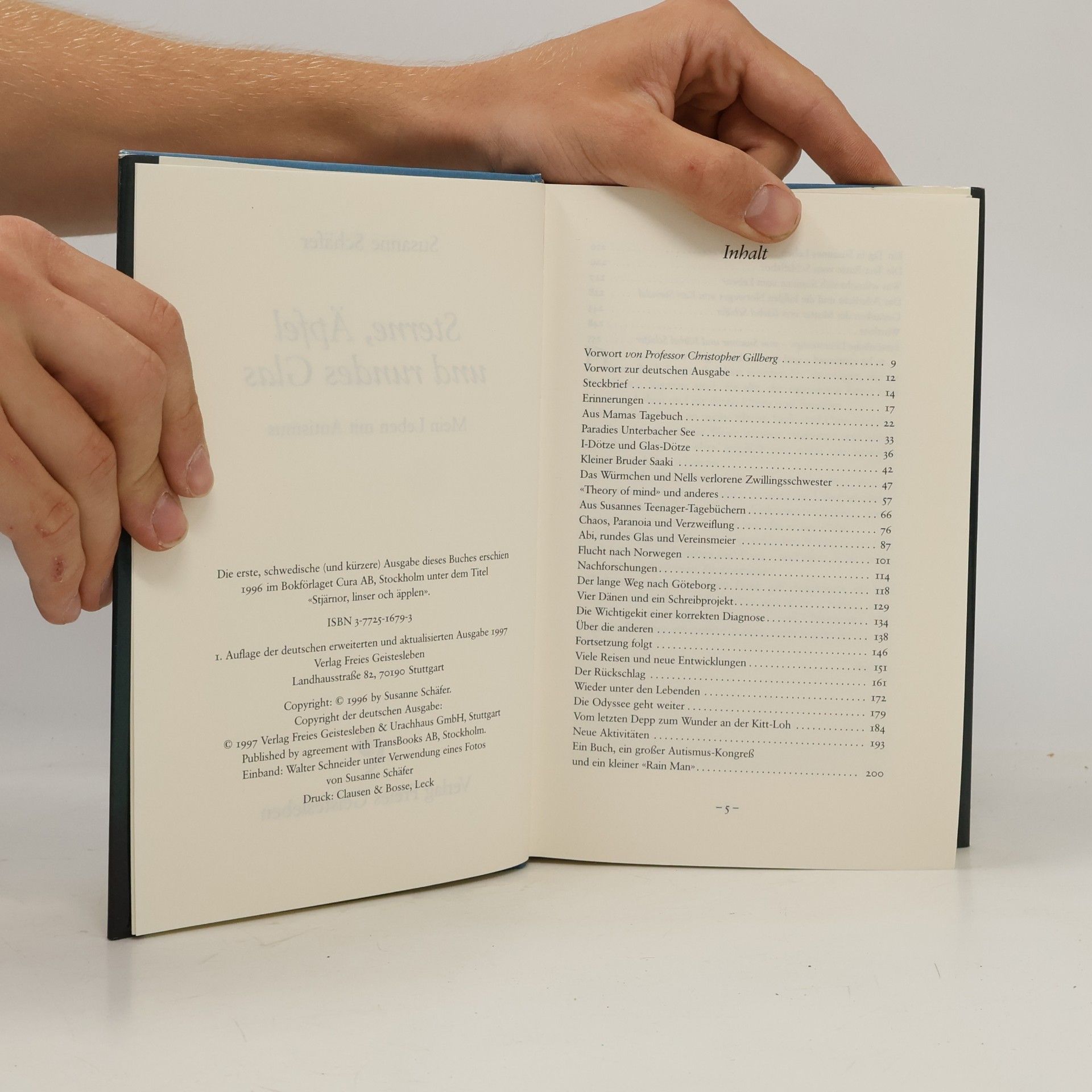 Susanne Schäfer Sterne, Äpfel und rundes Glas
