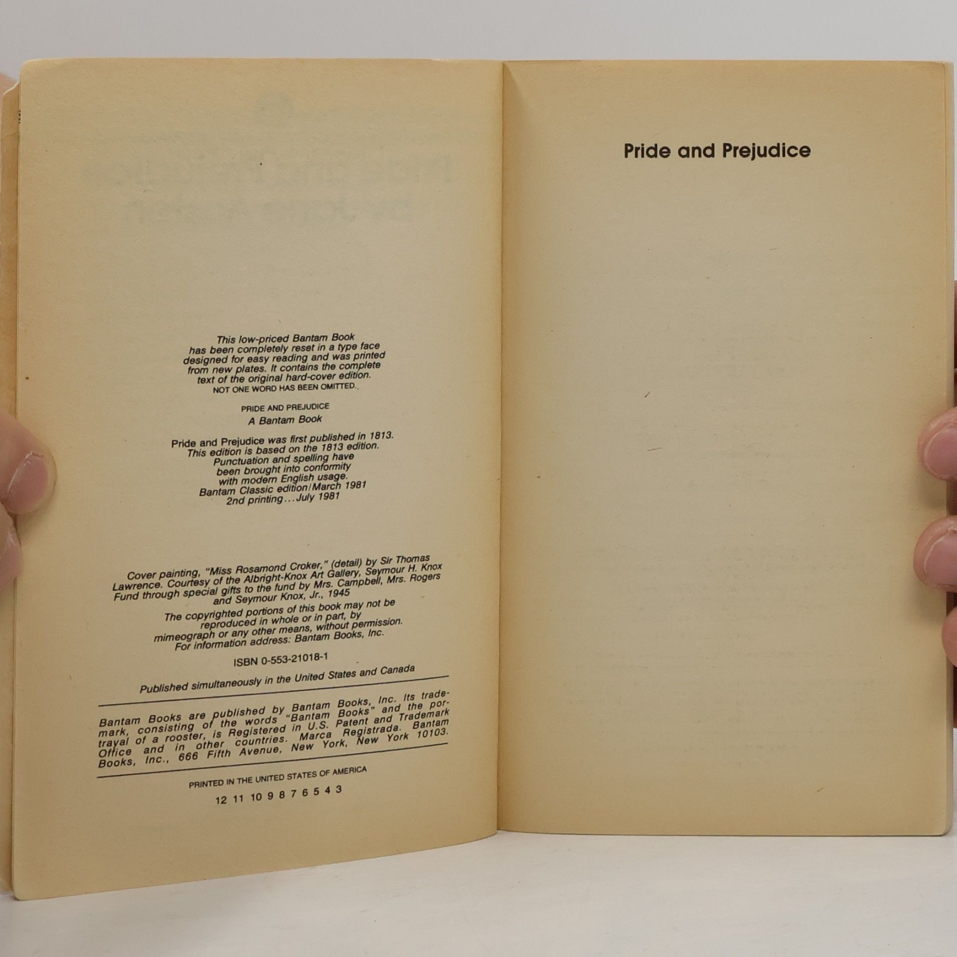 Jane Austen Pride and Prejudice