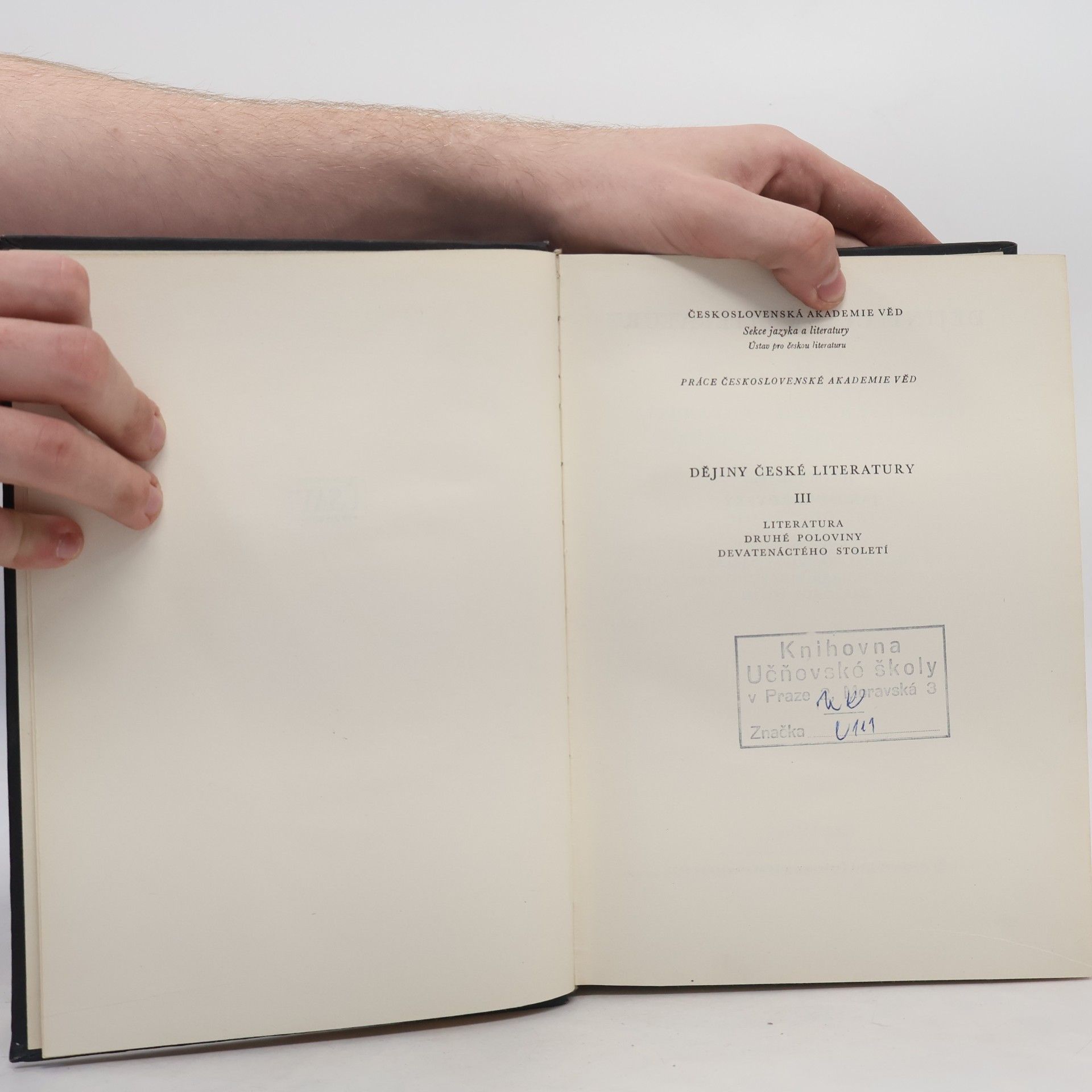 Kolektiv autorů Dějiny české literatury III.