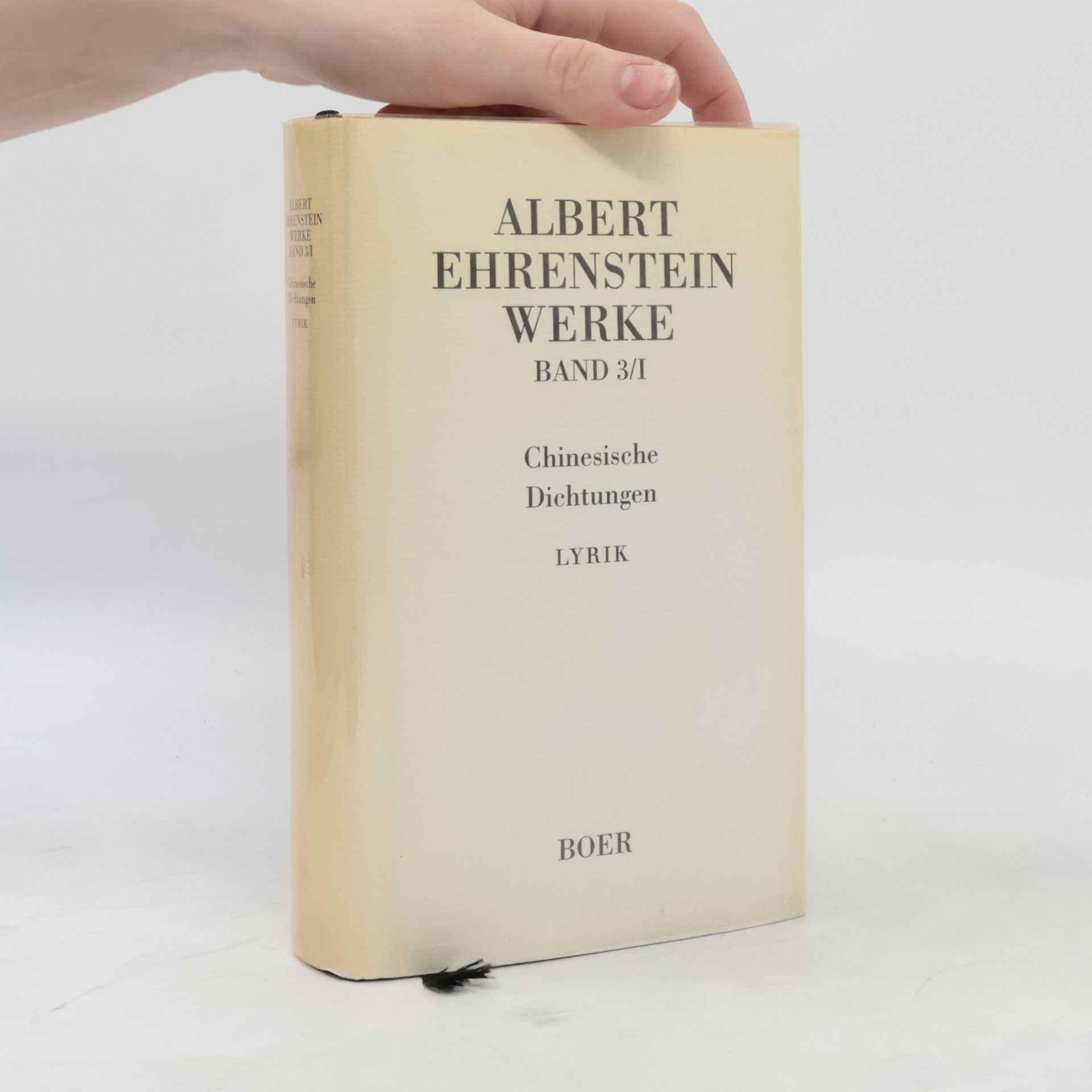 Albert Ehrenstein Werke 3/I