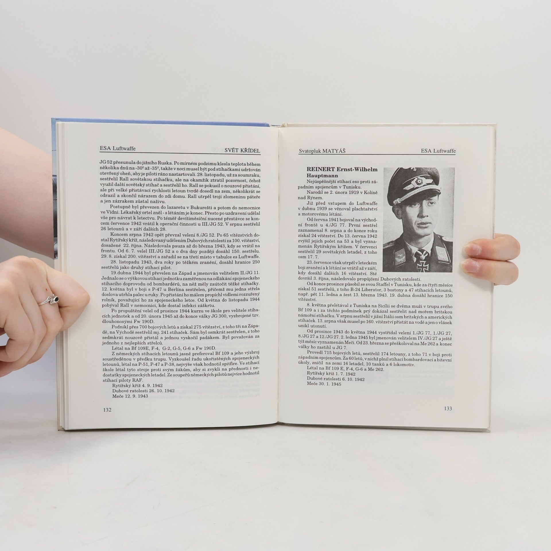 Svatopluk Matyáš Stíhací esa Luftwaffe 1939-1945