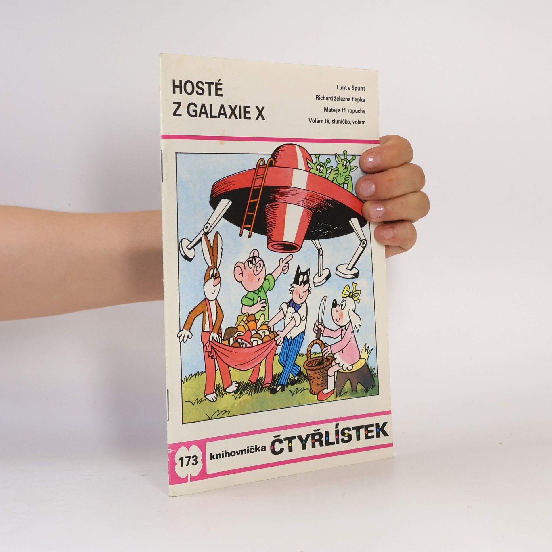 Čtyřlístek 173. Hosté z galaxie X
